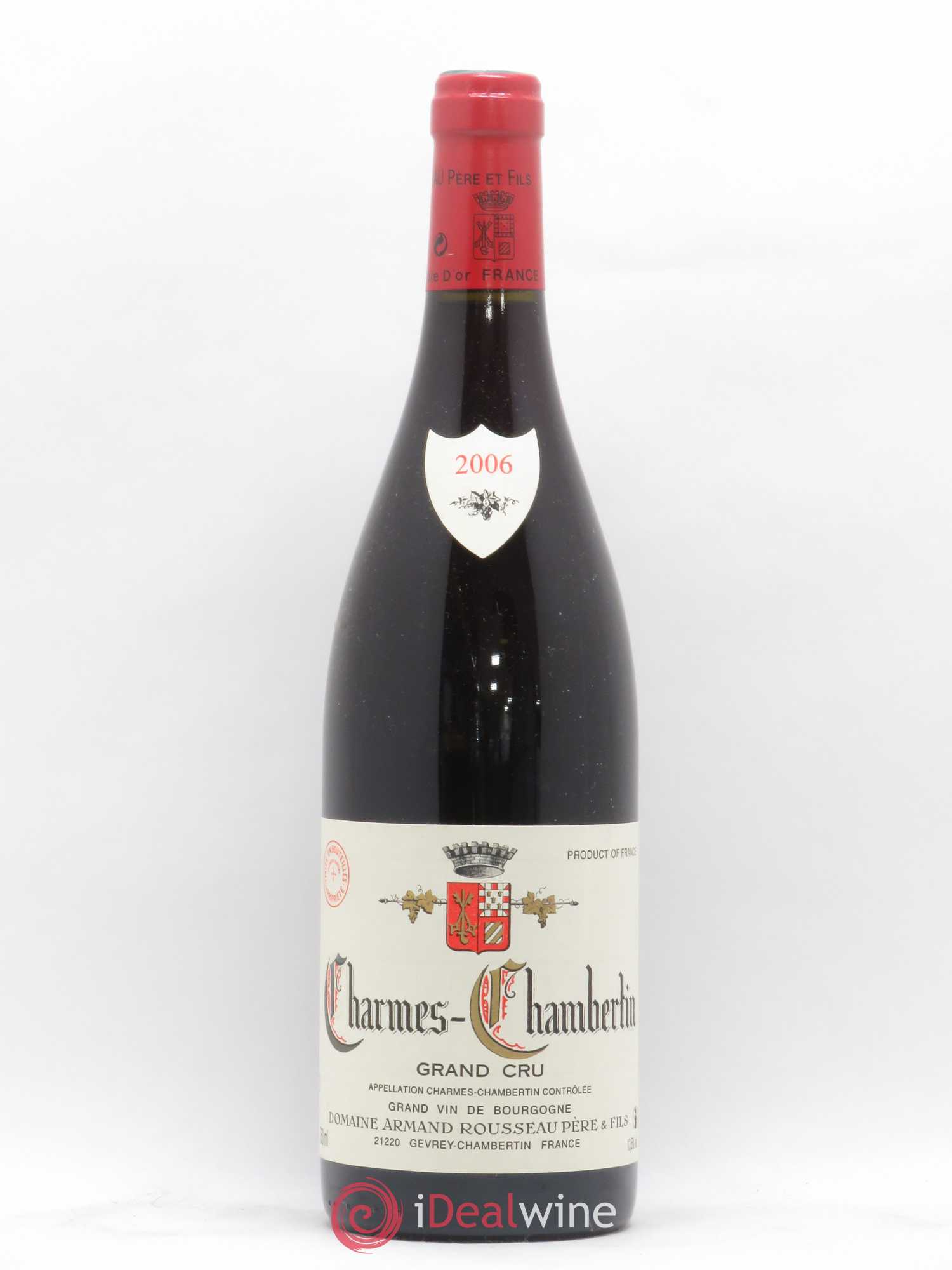 Charmes-Chambertin Grand Cru Armand Rousseau (Domaine) 2006 - Lot de 1 bouteille - 0