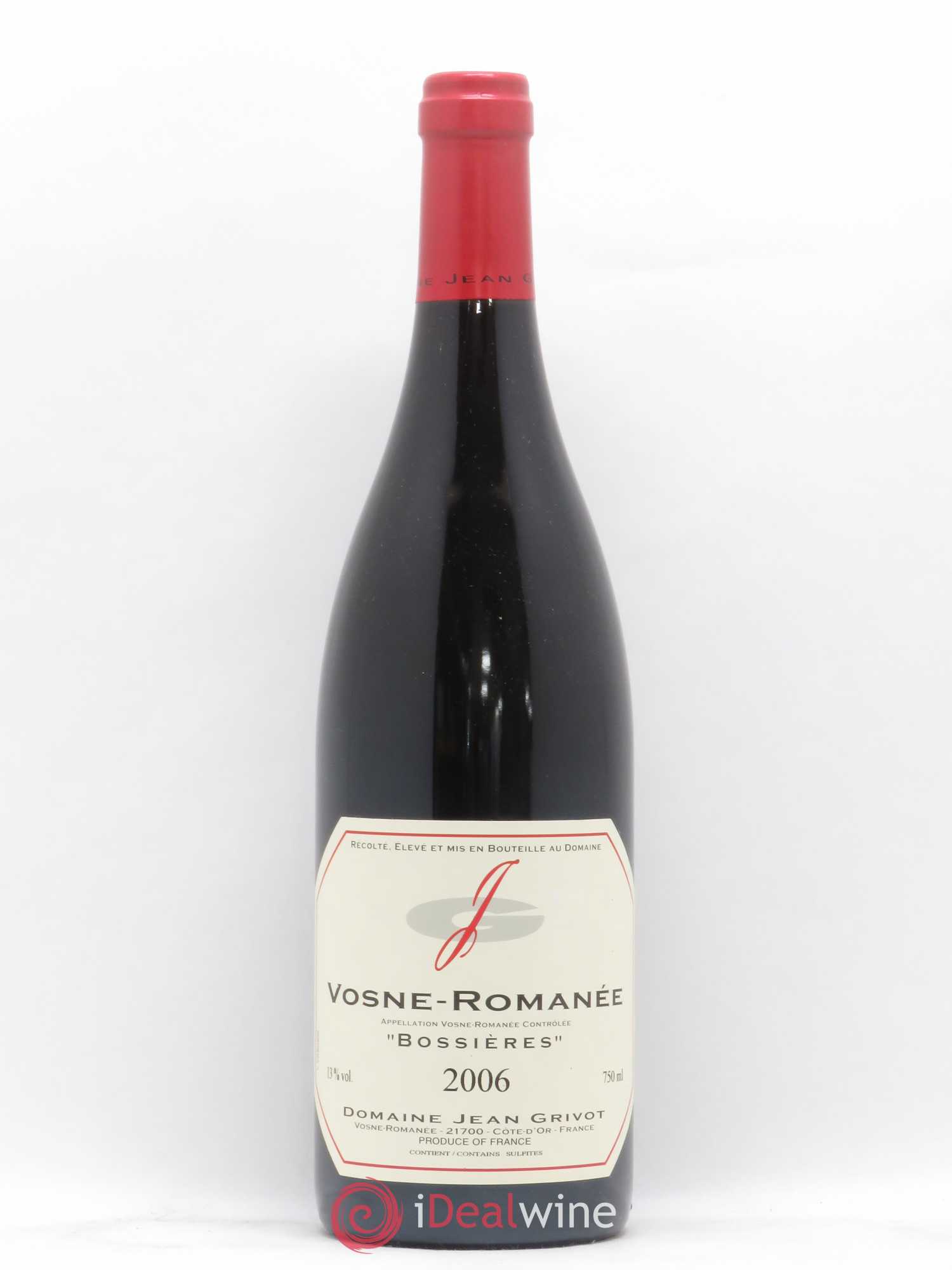 Vosne-Romanée Bossières Jean Grivot 2006 - Lot de 1 bouteille - 0