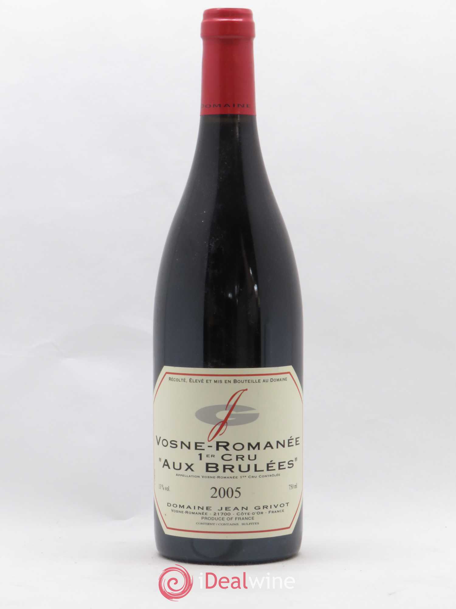 Vosne-Romanée 1er Cru Aux Brûlées Jean Grivot 2005 - Lot de 1 bouteille - 0
