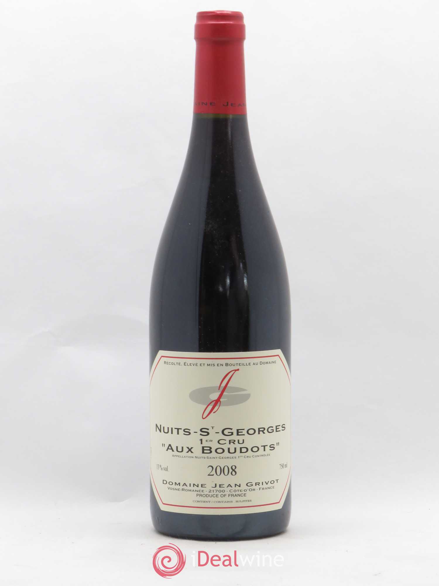 Nuits-Saint-Georges 1er Cru Aux Boudots Jean Grivot 2008 - Lot de 1 bouteille - 0