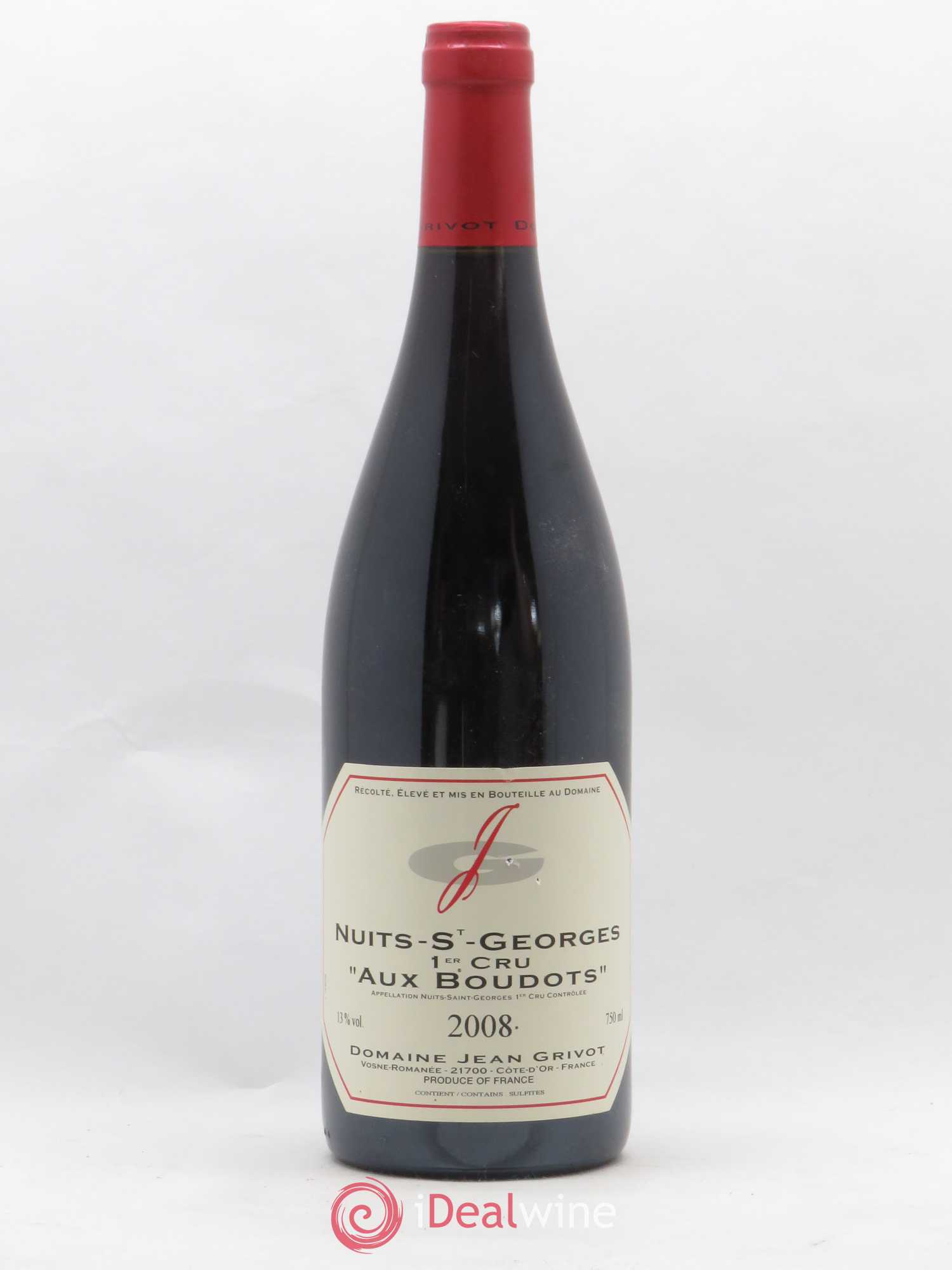 Nuits-Saint-Georges 1er Cru Aux Boudots Jean Grivot 2008 - Lot de 1 bouteille - 0