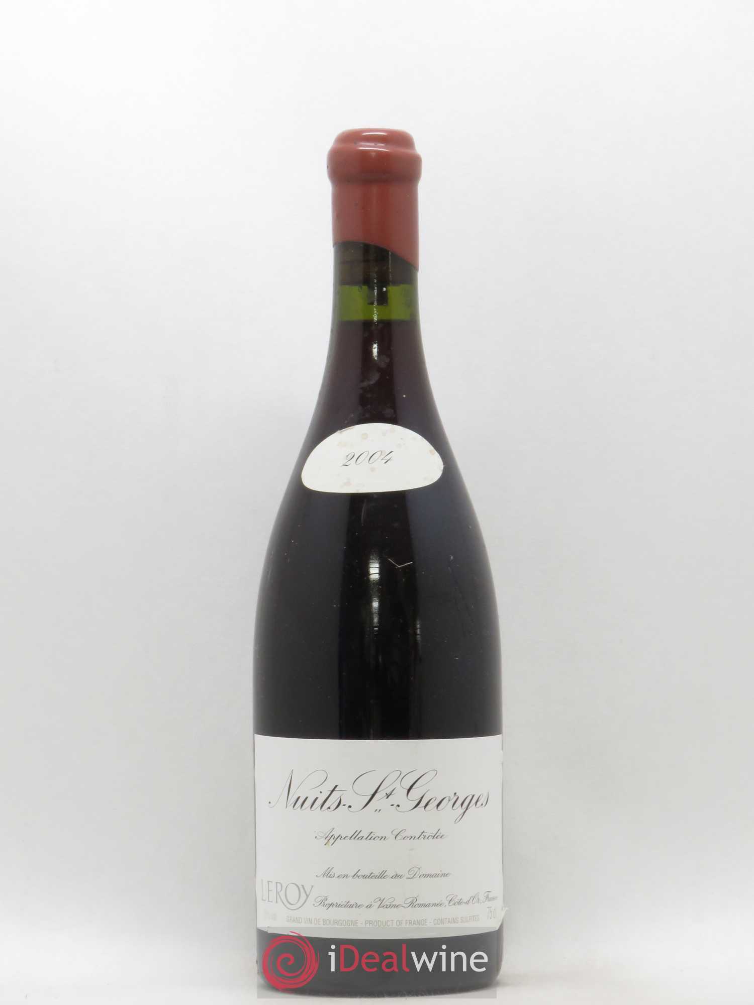 Nuits-Saint-Georges Leroy (Domaine) 2004 - Lot de 1 bouteille - 0