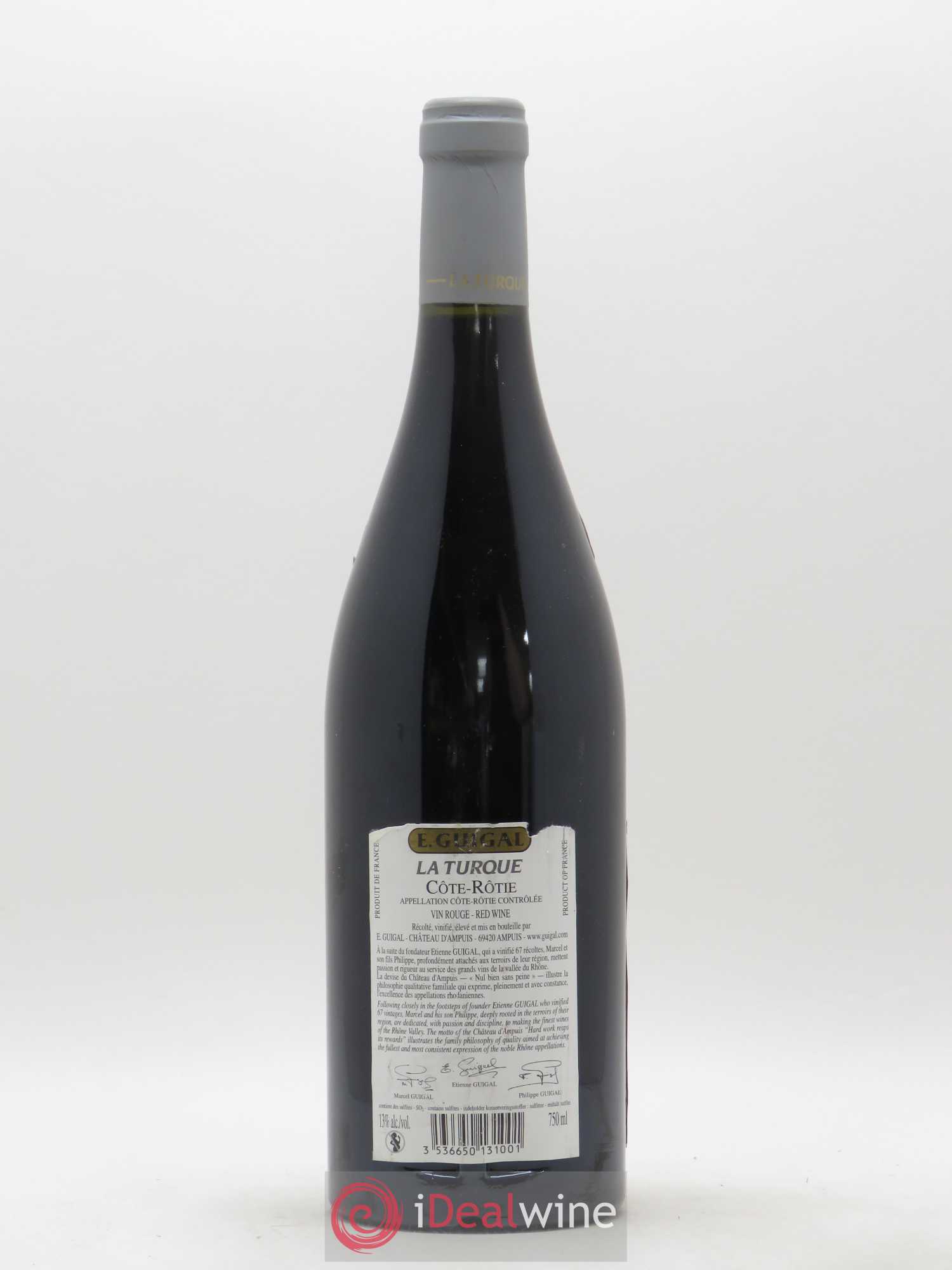 Côte-Rôtie La Turque Guigal 2004 - Lot de 1 bouteille - 1