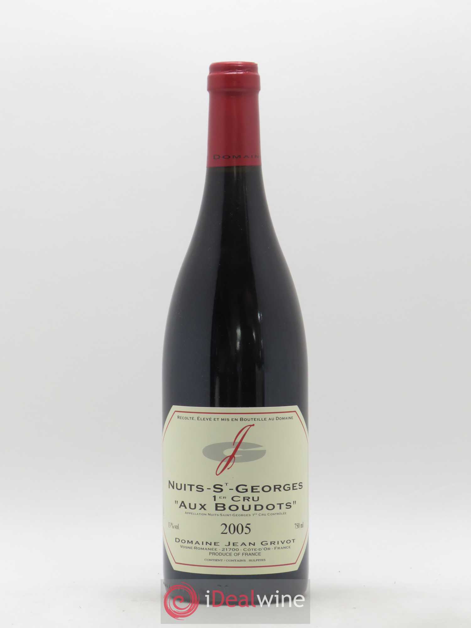 Nuits-Saint-Georges 1er Cru Aux Boudots Jean Grivot 2005 - Lot de 1 bouteille - 0