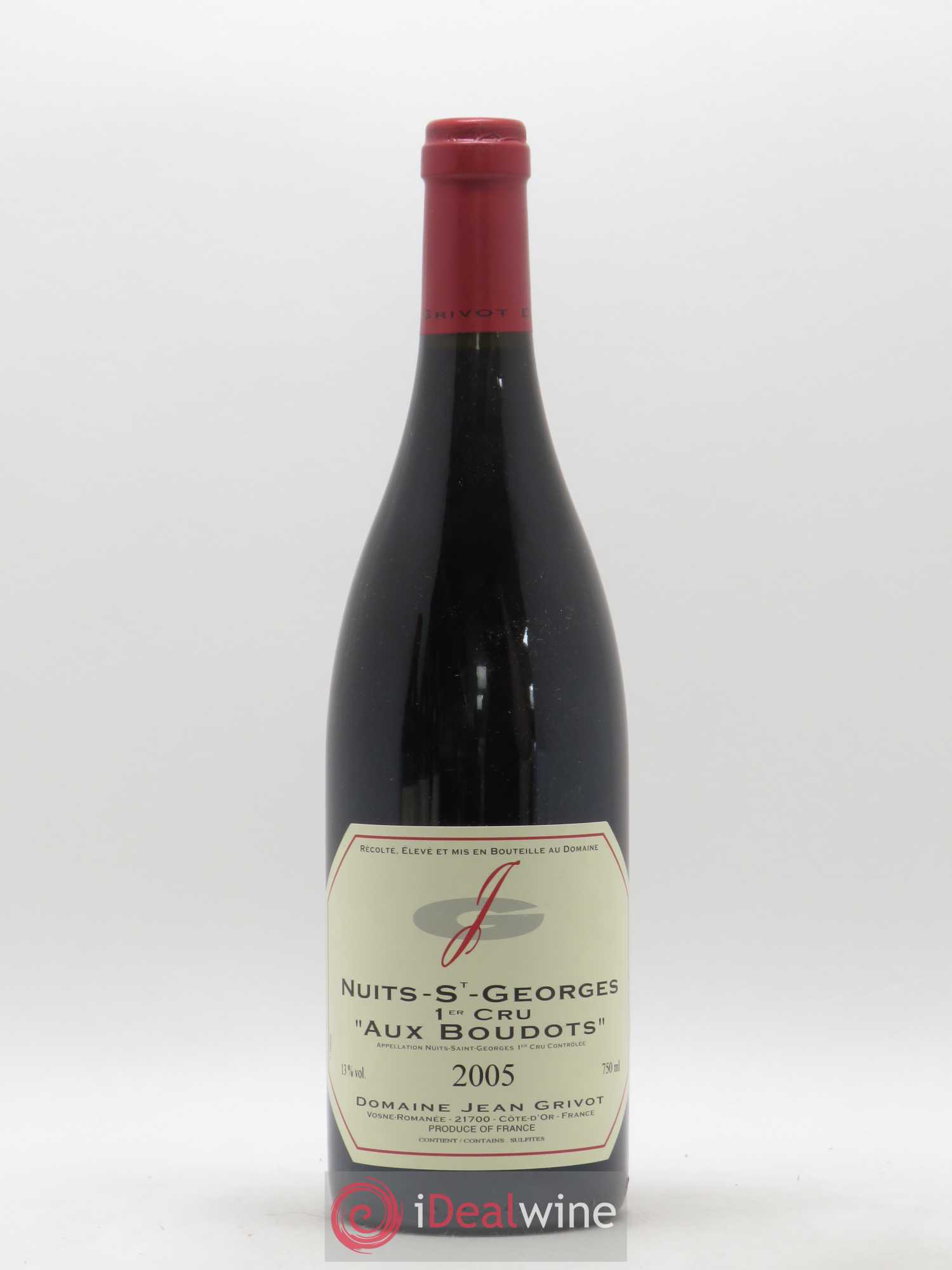 Nuits-Saint-Georges 1er Cru Aux Boudots Jean Grivot 2005 - Lot de 1 bouteille - 0