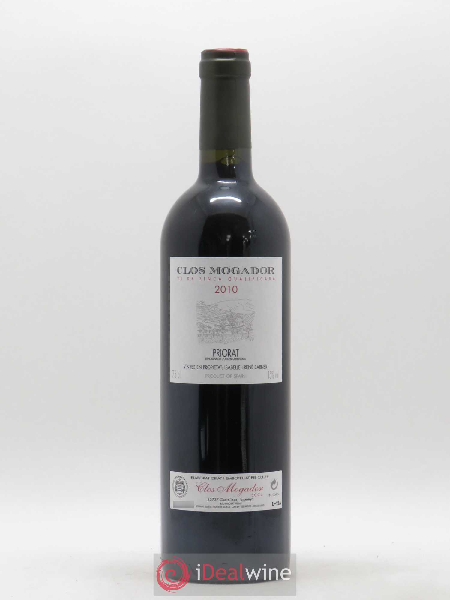Priorat Clos Mogador DOCA René Barbier 2010 - Lot de 1 bouteille - 0