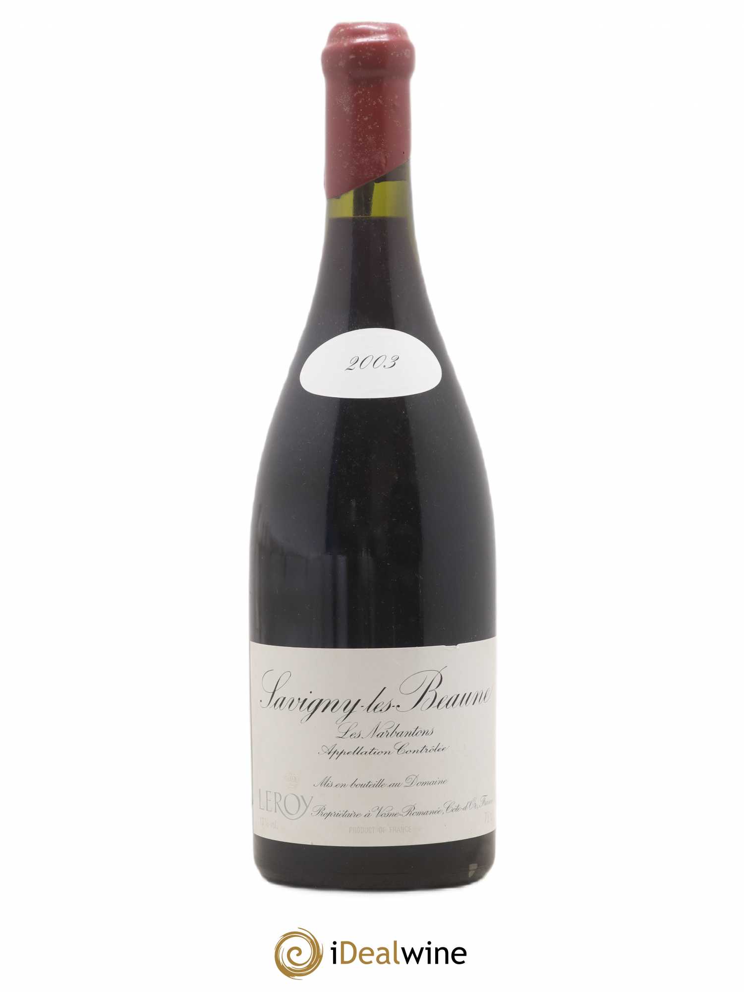 Savigny-lès-Beaune 1er Cru Les Narbantons Leroy (Domaine) 2003 - Lot de 1 bouteille - 0