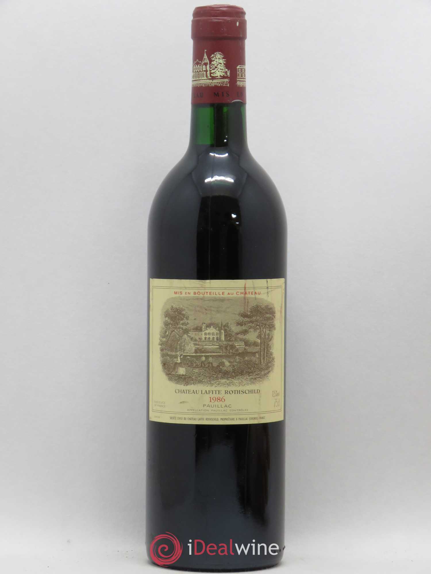 Château Lafite Rothschild 1er Grand Cru Classé 1986 - Lot de 1 bouteille - 0
