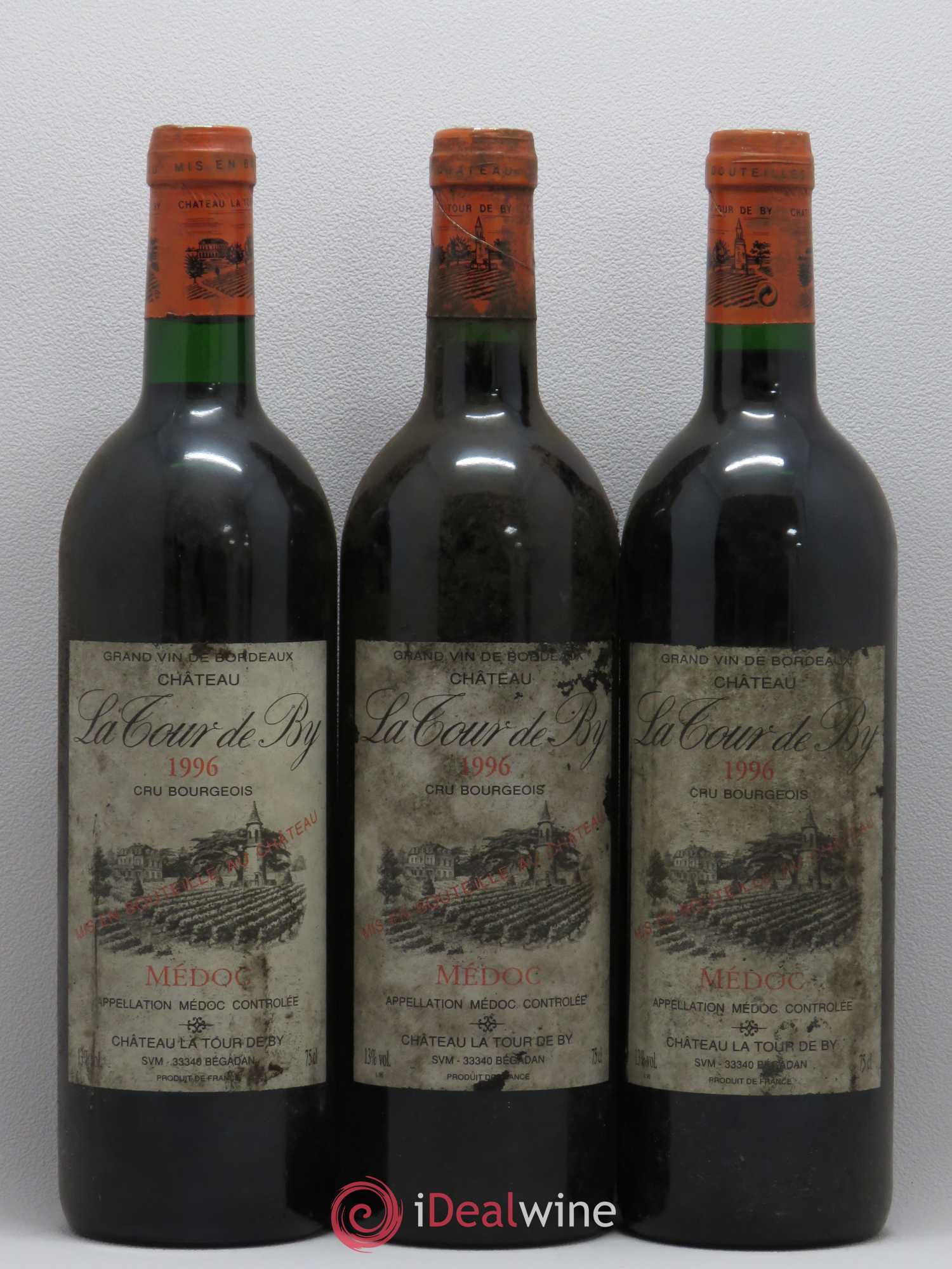 Château La Tour de By Cru Bourgeois 1996 - Lot de 12 bouteilles - 2