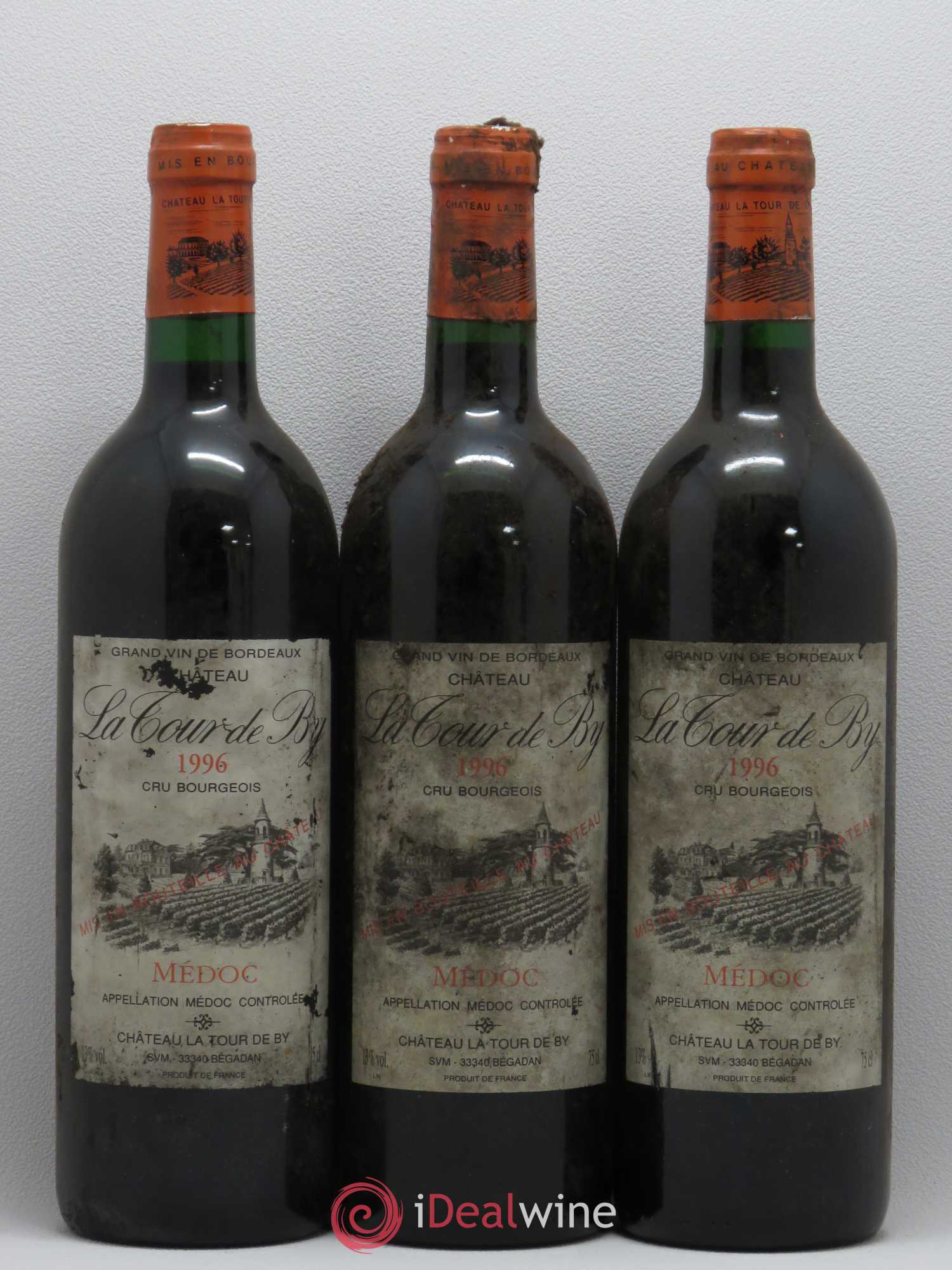 Château La Tour de By Cru Bourgeois 1996 - Lot de 12 bouteilles - 3