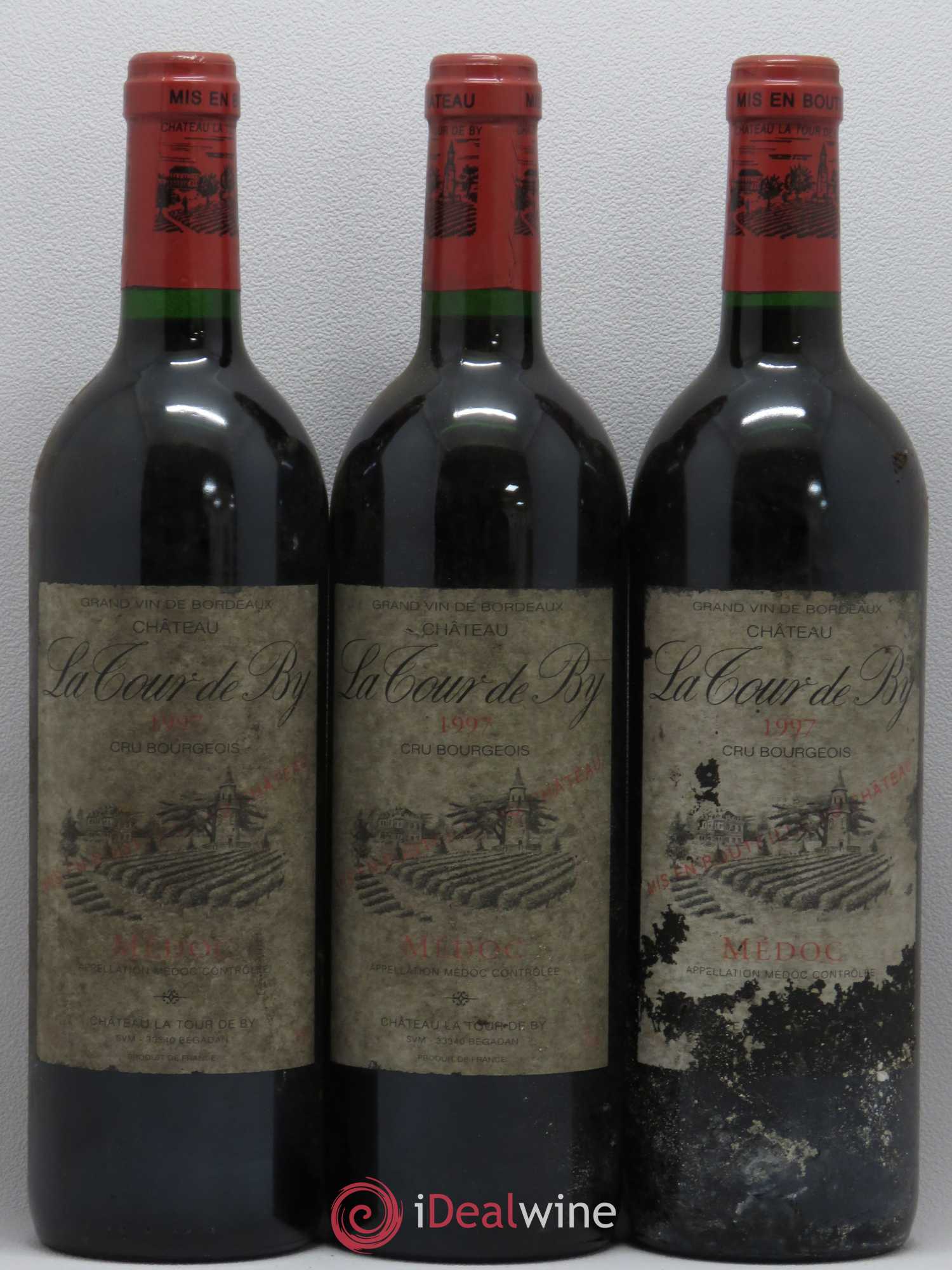 Château La Tour de By Cru Bourgeois (sans prix de réserve) 1997 - Lot de 12 bouteilles - 1