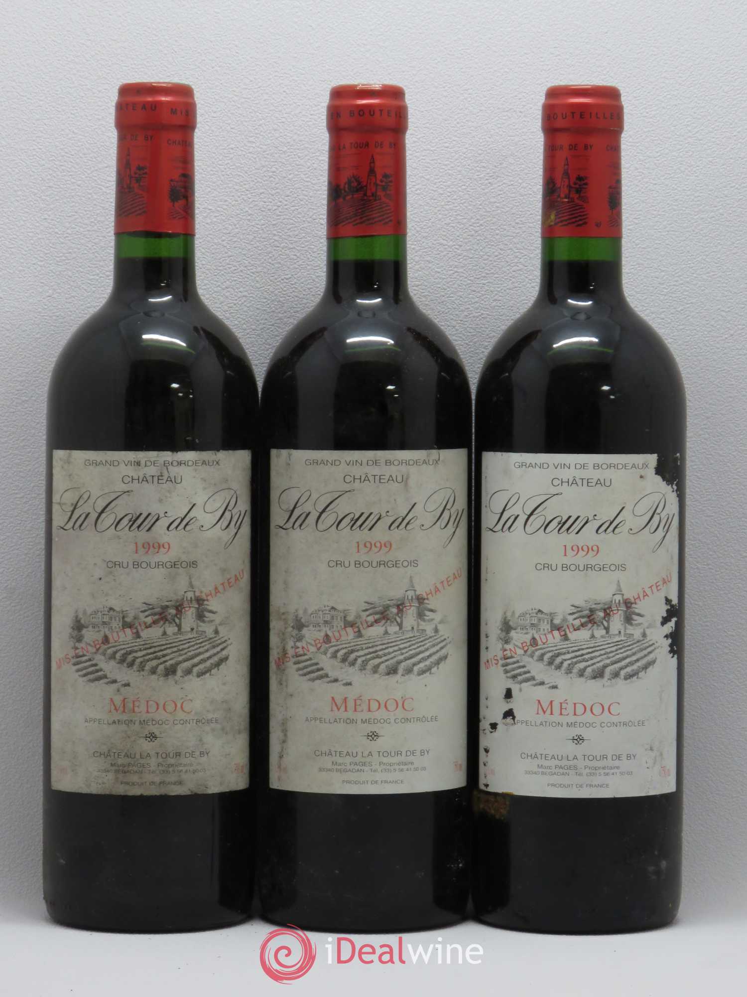 Château La Tour de By Cru Bourgeois 1999 - Lot de 12 bouteilles - 2