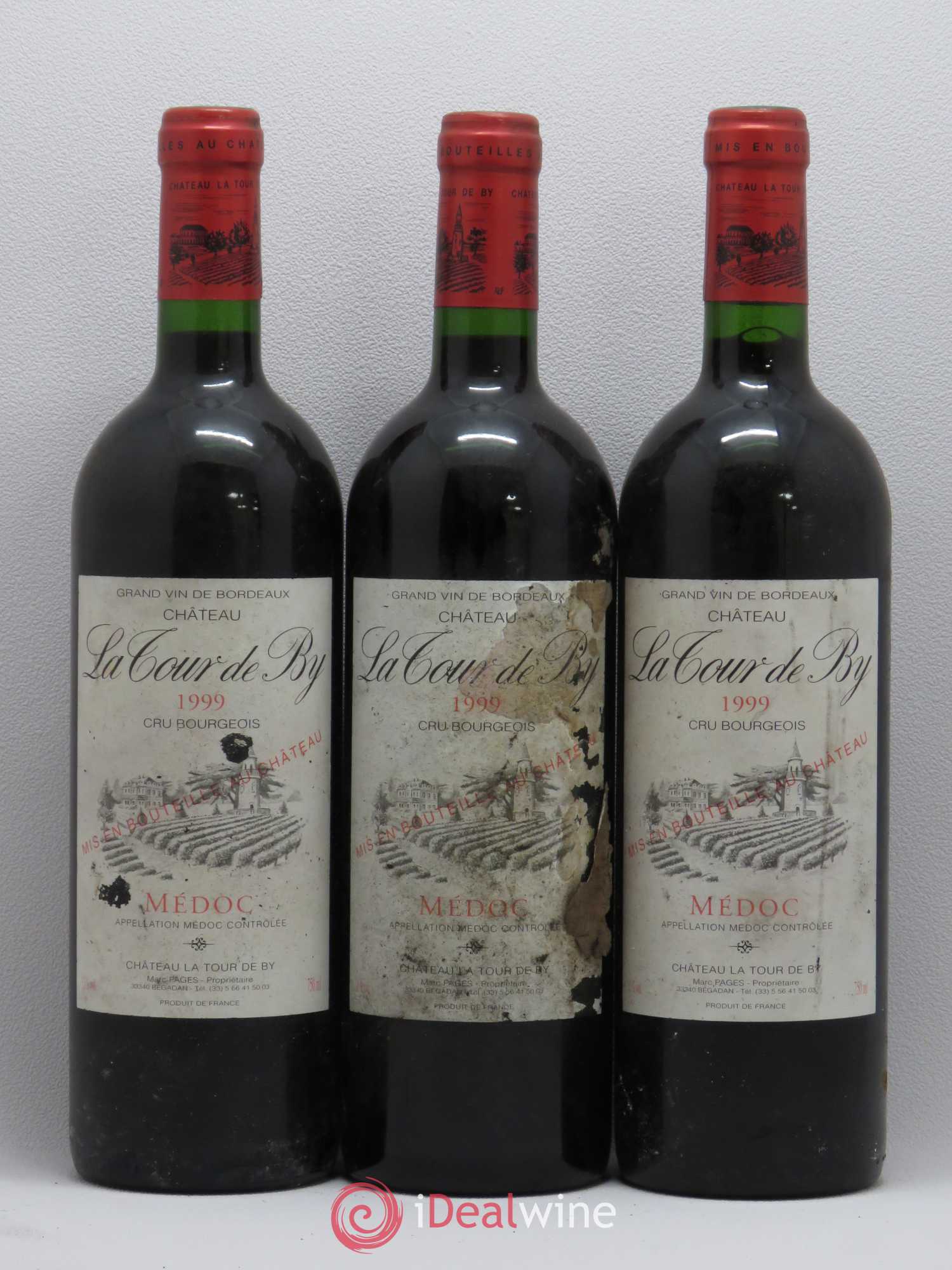 Château La Tour de By Cru Bourgeois 1999 - Lot de 12 bouteilles - 4