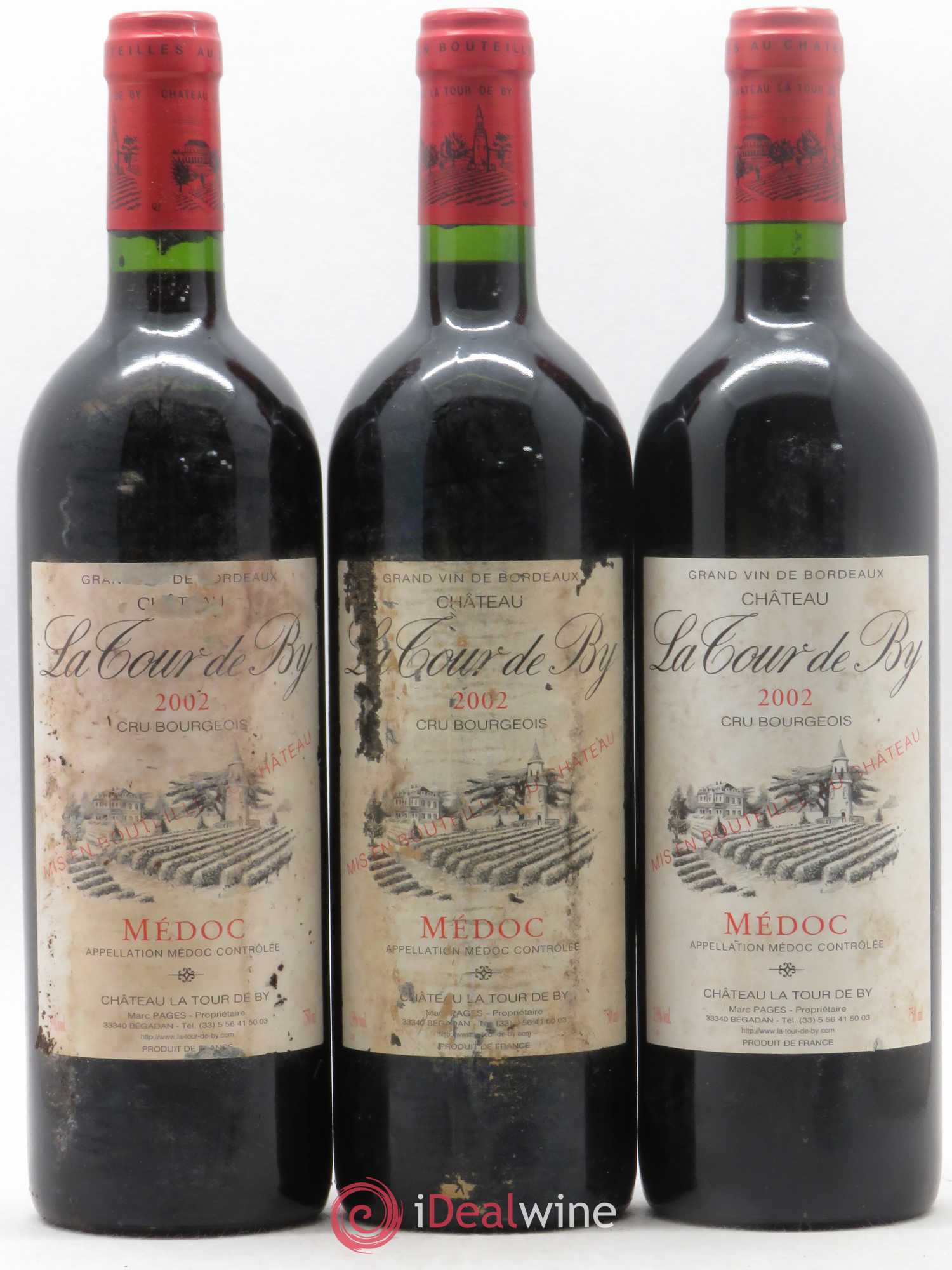 Château La Tour de By Cru Bourgeois 2002 - Lot de 12 bouteilles - 4
