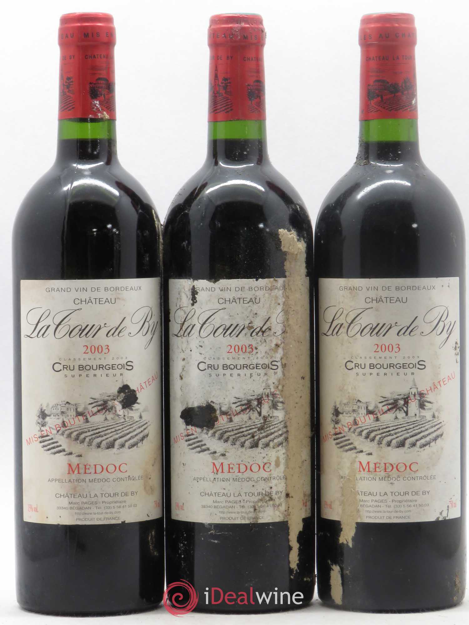 Château La Tour de By Cru Bourgeois 2003 - Lot de 12 bouteilles - 4
