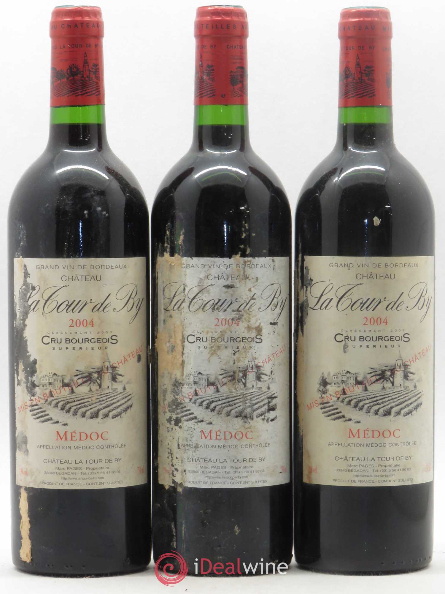 Château La Tour de By Cru Bourgeois 2004 - Lot de 12 bouteilles - 3