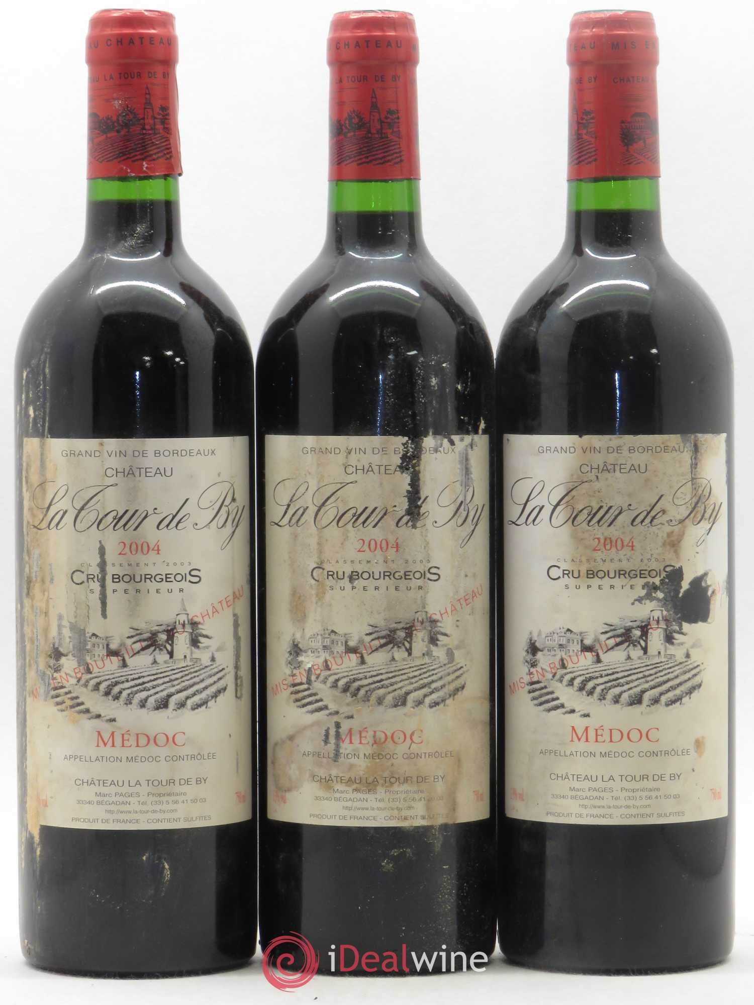 Château La Tour de By Cru Bourgeois 2004 - Lot de 12 bouteilles - 4