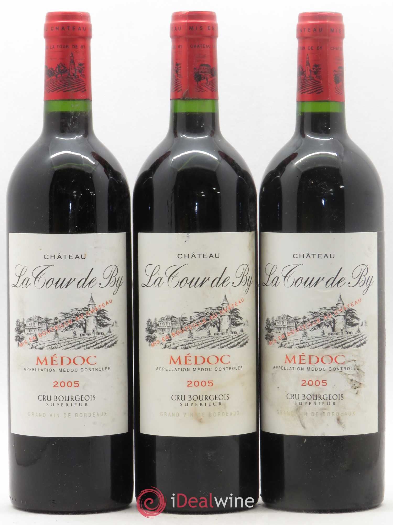 Château La Tour de By Cru Bourgeois 2005 - Lot de 12 bouteilles - 4