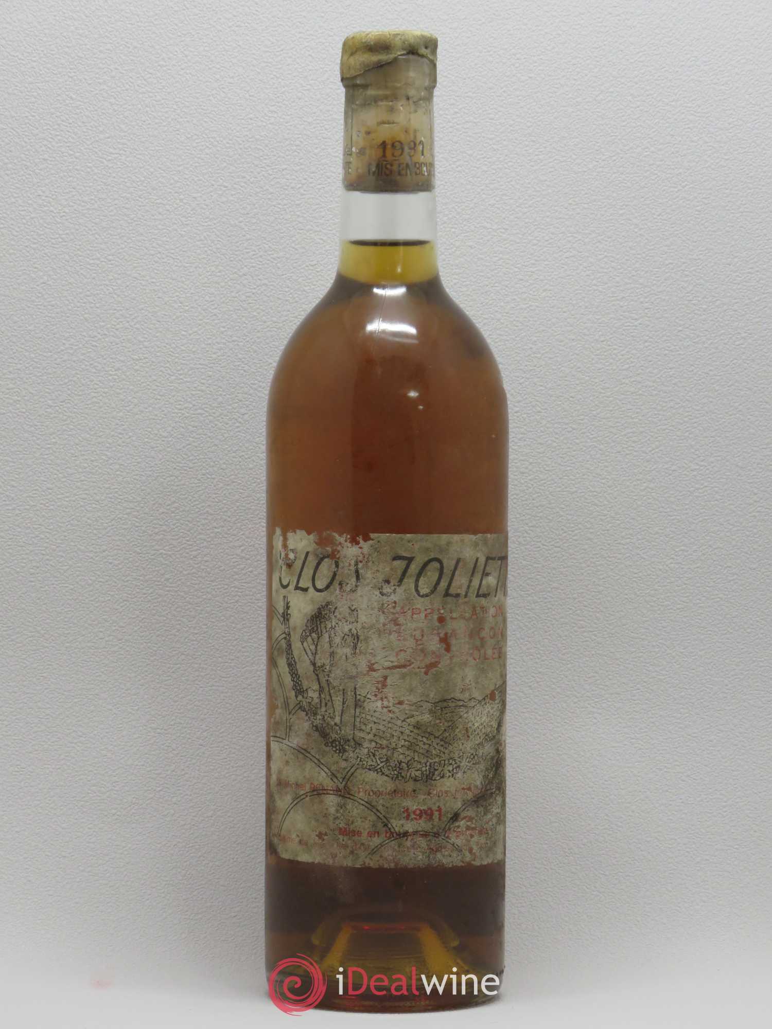 Jurançon Clos de la Joliette 1991 - Posten von 1 Flasche - 0