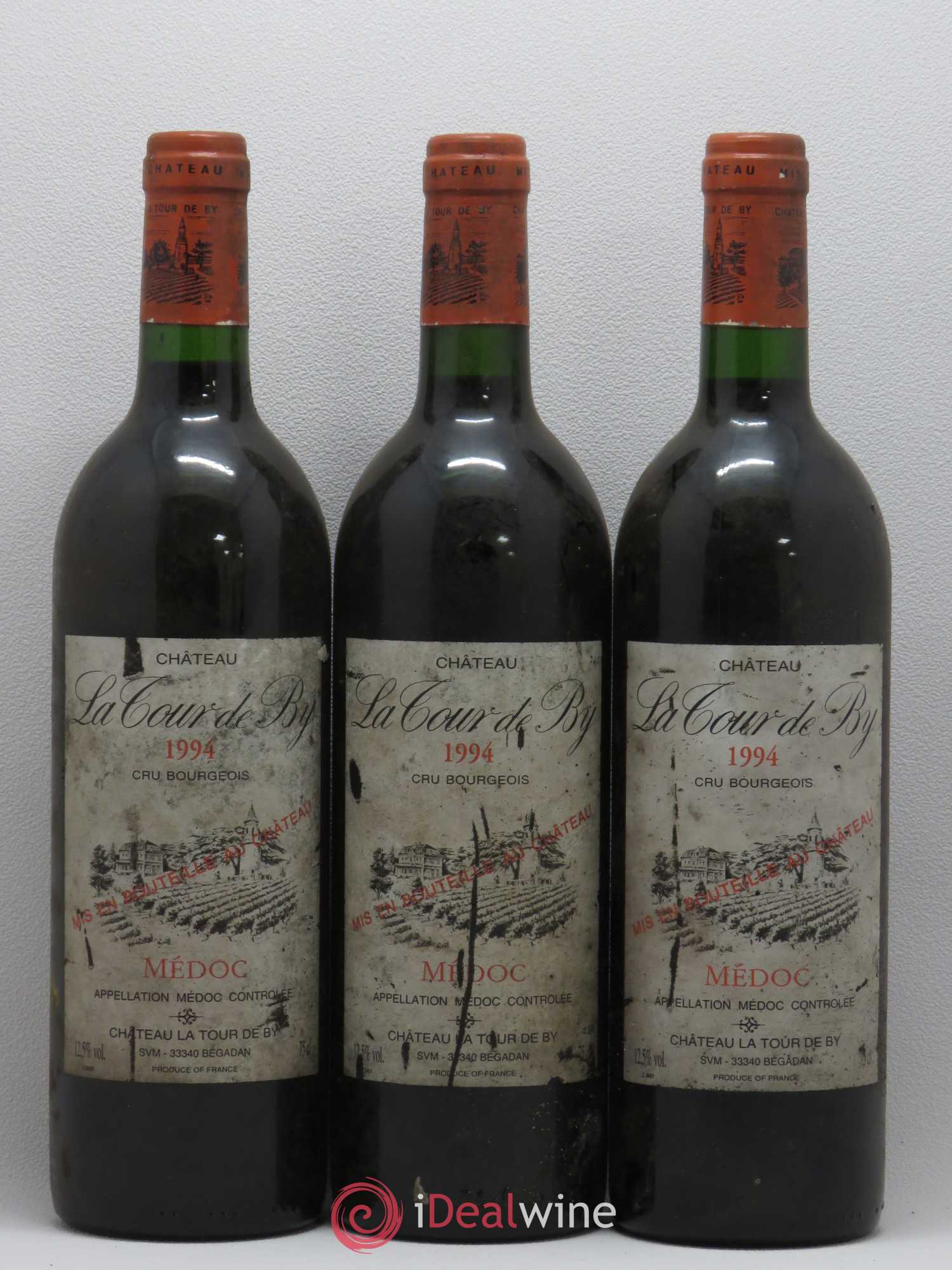 Château La Tour de By Cru Bourgeois  (sans prix de réserve) 1994 - Lot de 12 bouteilles - 2
