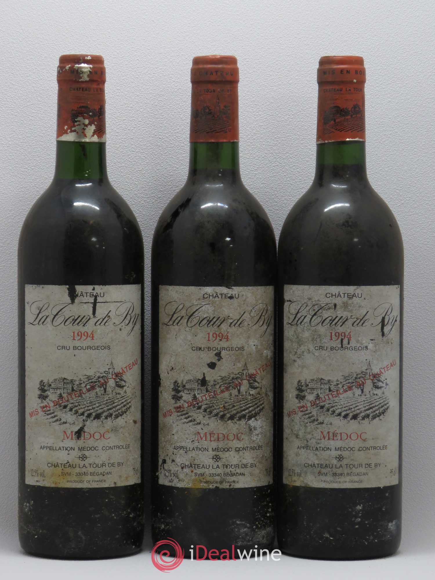 Château La Tour de By Cru Bourgeois  (sans prix de réserve) 1994 - Lot de 12 bouteilles - 3