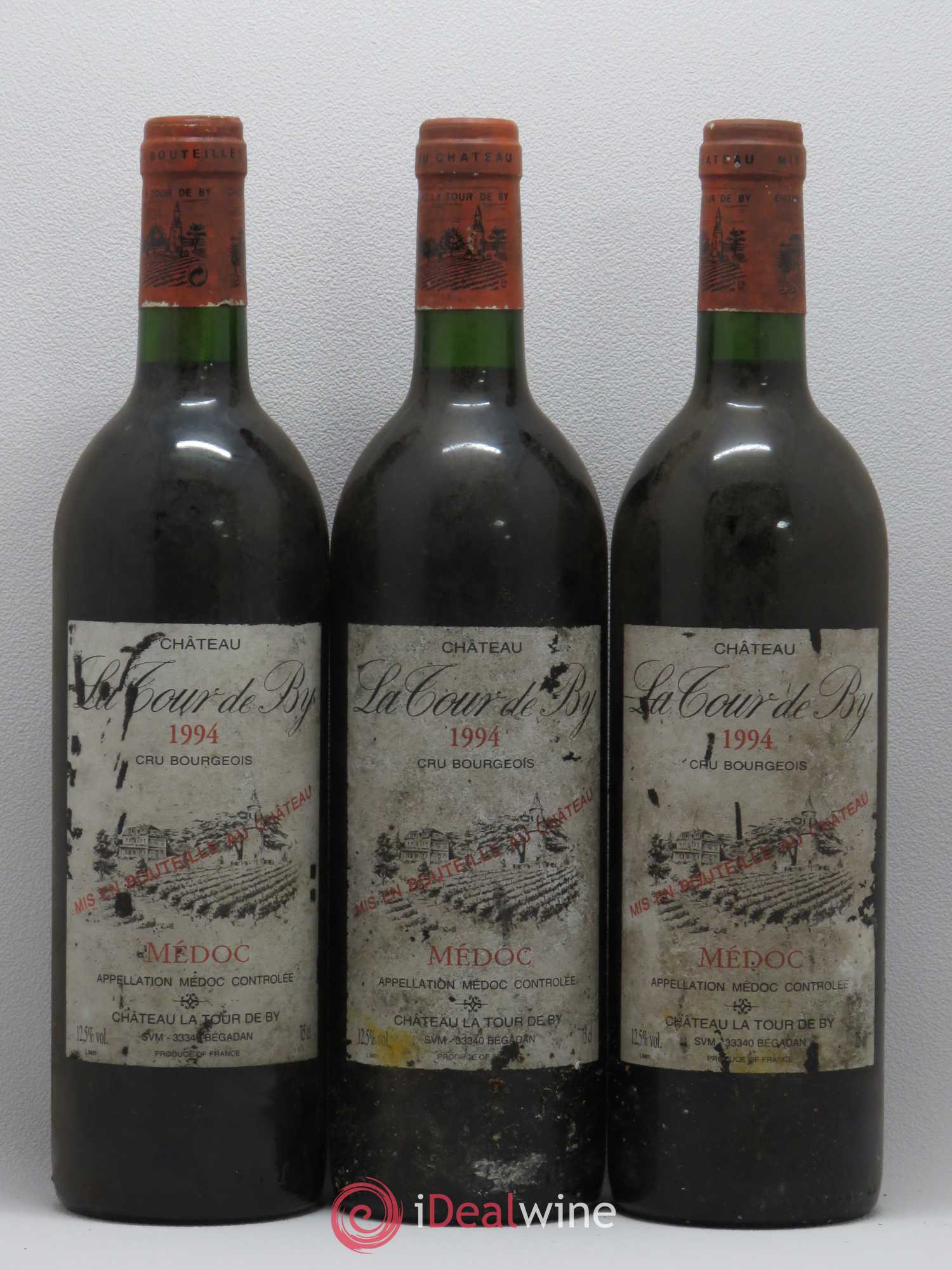 Château La Tour de By Cru Bourgeois  (sans prix de réserve) 1994 - Lot de 12 bouteilles - 4
