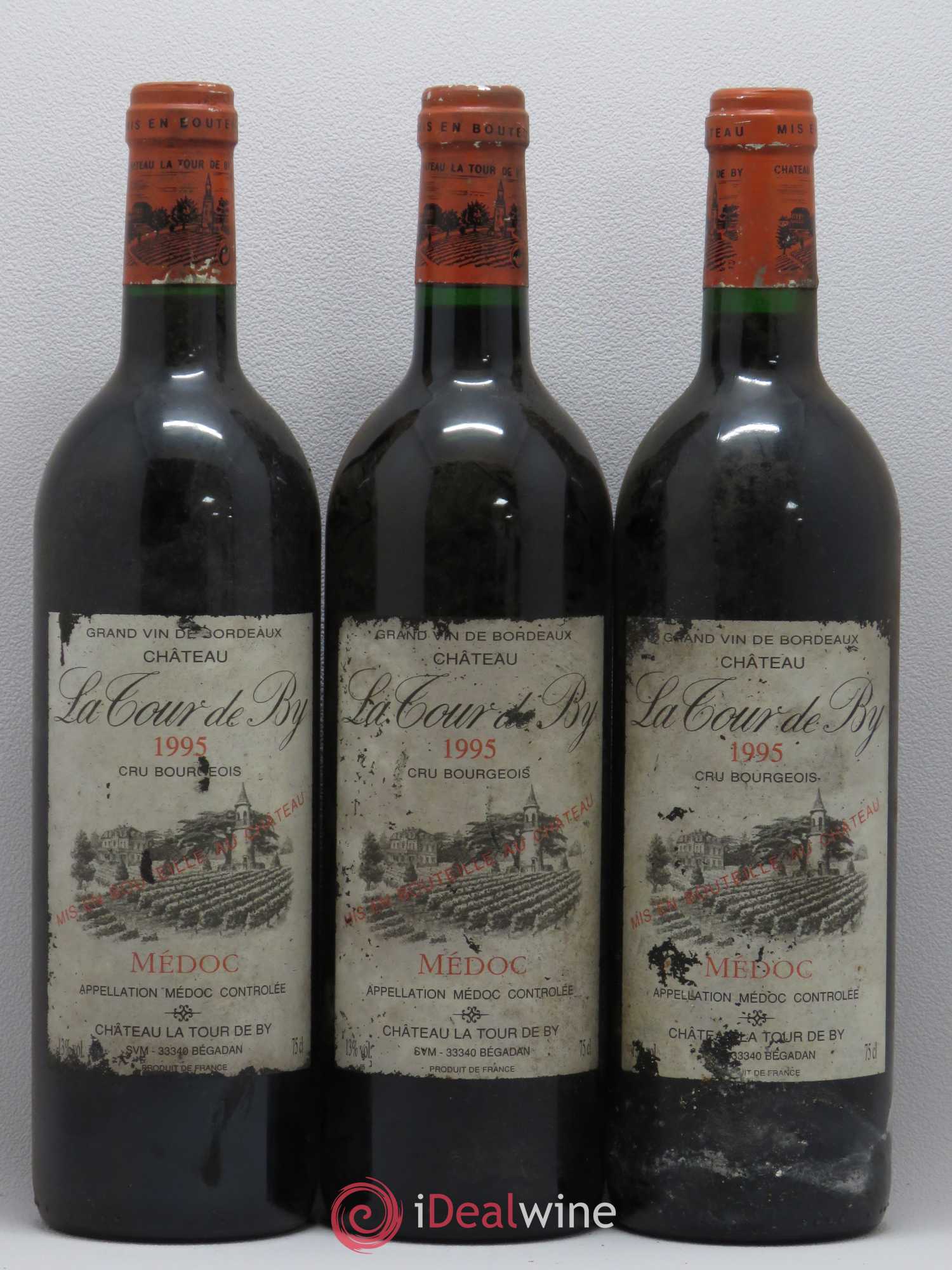 Château La Tour de By Cru Bourgeois  (sans prix de réserve) 1995 - Lot de 12 bouteilles - 2