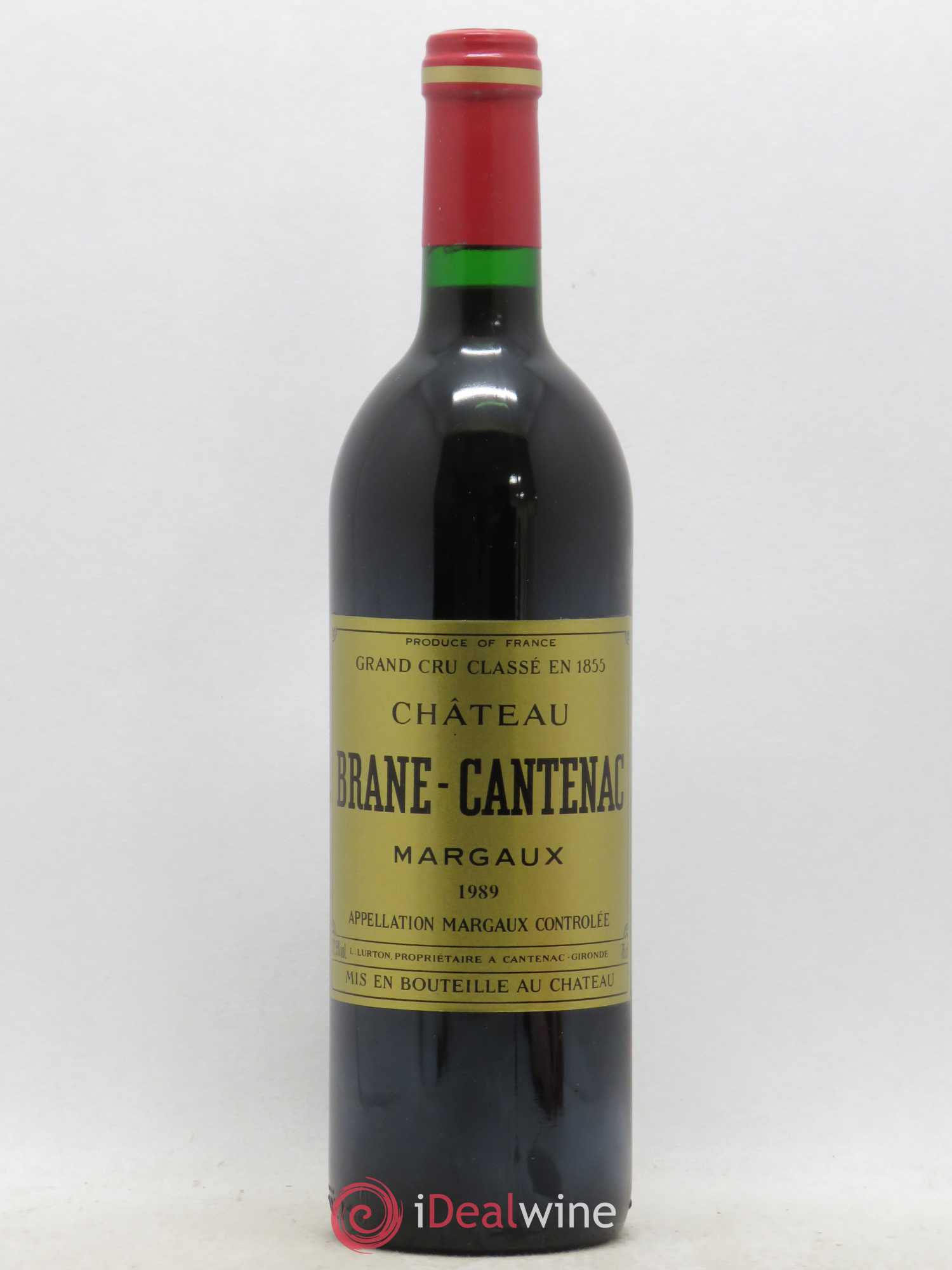 Château Brane Cantenac 2ème Grand Cru Classé 1989 - Lot de 1 bouteille - 0