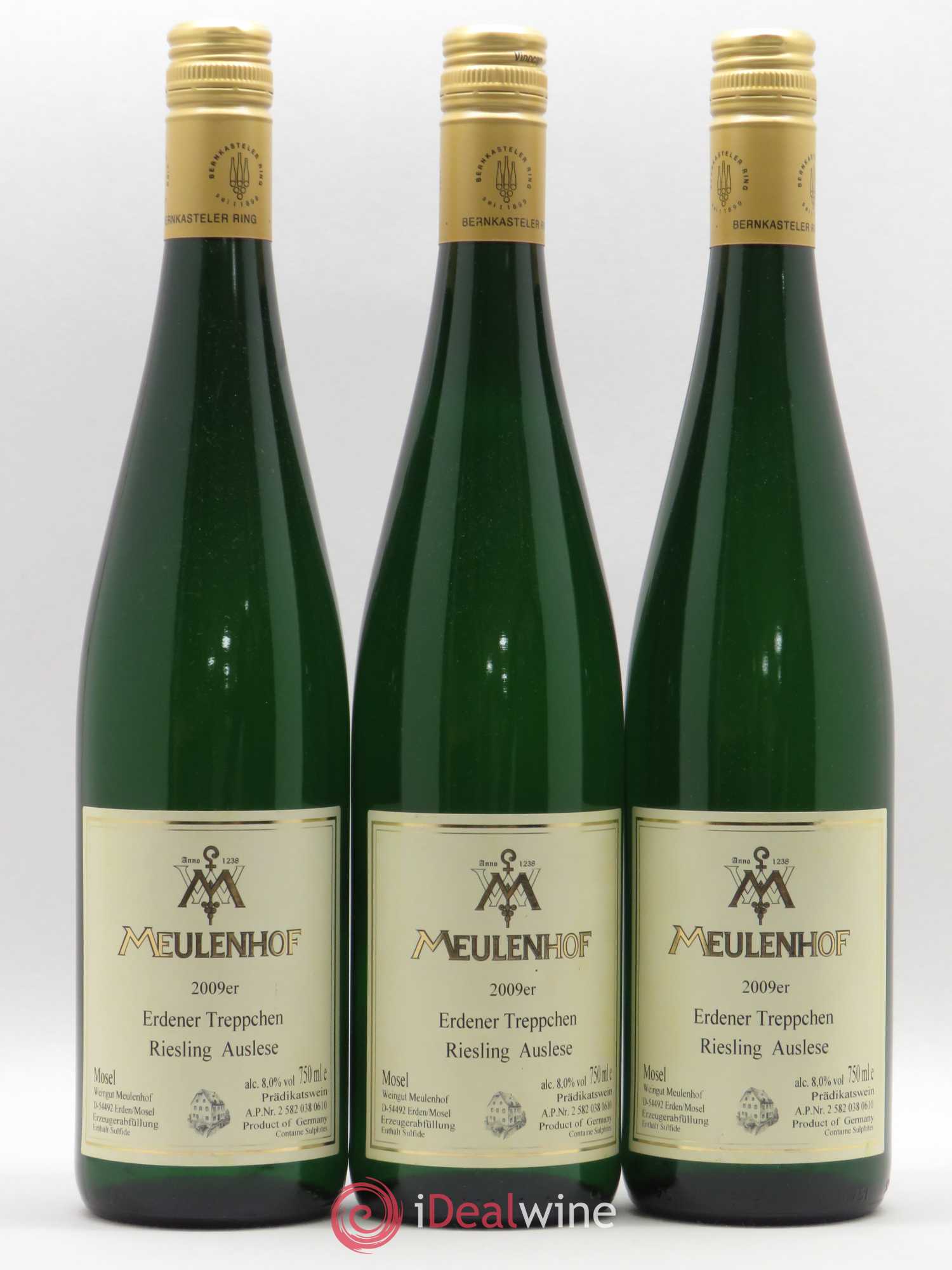 Riesling Auslese Erdener Treppchen Meulenhof 2009 - Posten von 3 Flaschen - 0