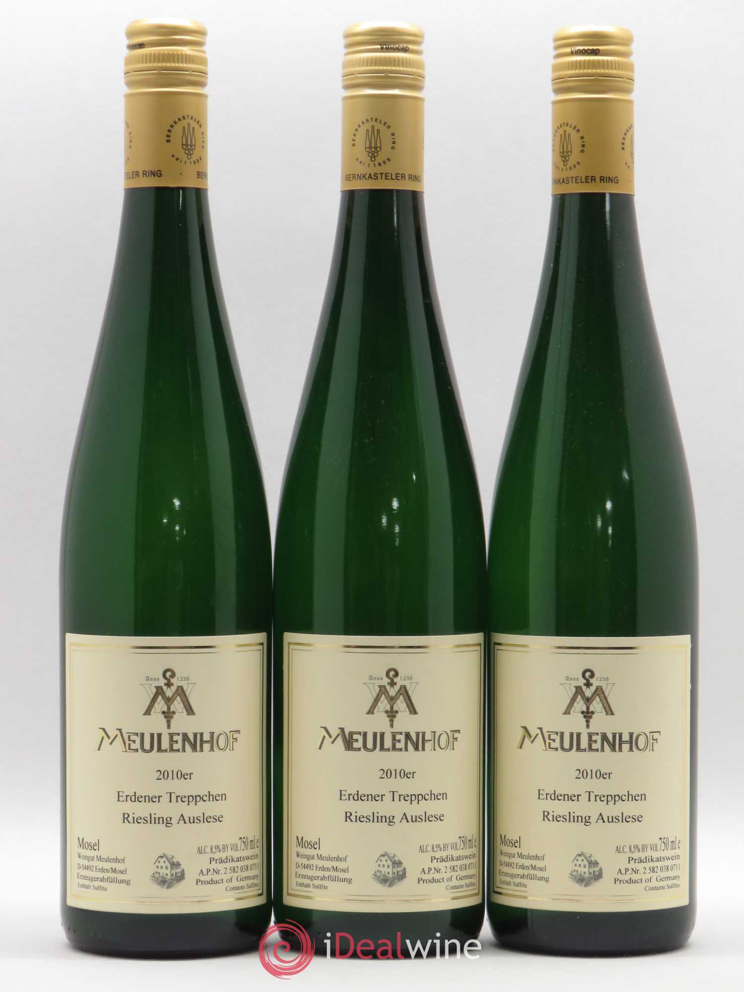 Riesling Auslese Erdener Treppchen Meulenhof 2010 - Lotto di 3 bottiglie - 0