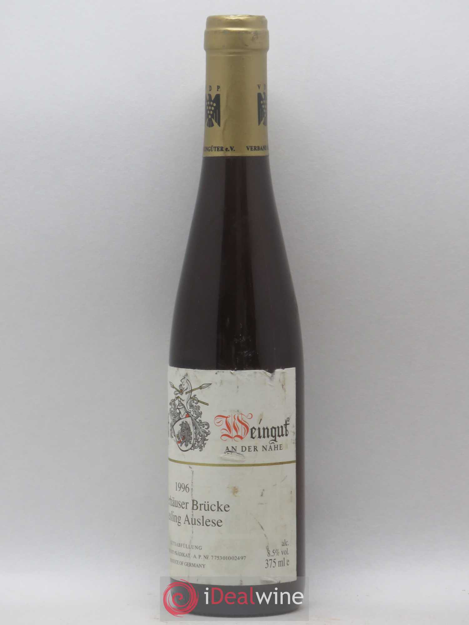 Allemagne Nahe Riesling Auslese Oberhäuser Brücke Dönnhoff 1996 - Posten von 1 Demi-Flasche - 1