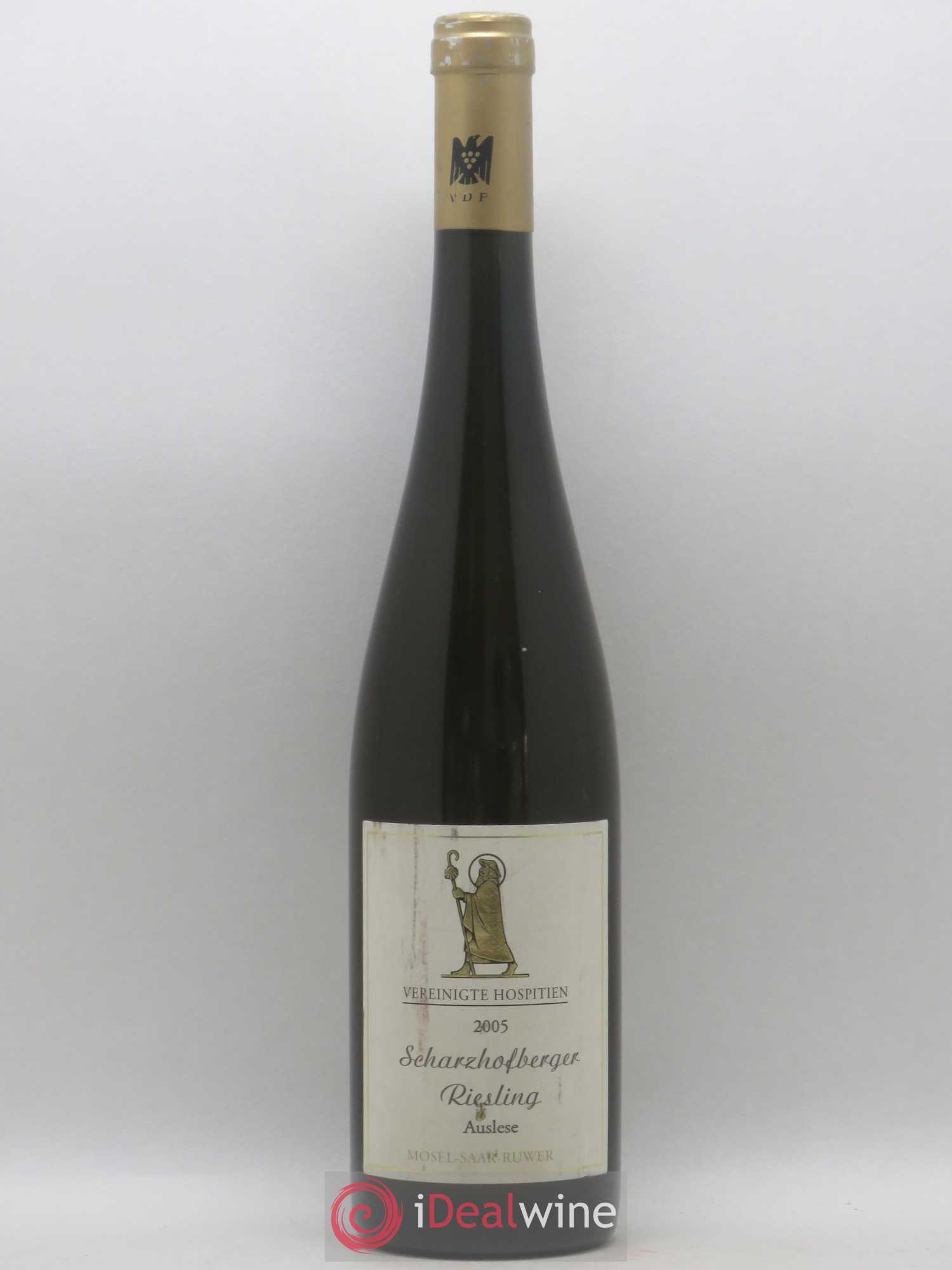 Allemagne Mosel-Saar Scharzhofberger Auslese Riesling Vereinigte Hospitien 2005 - Posten von 1 Flasche - 0