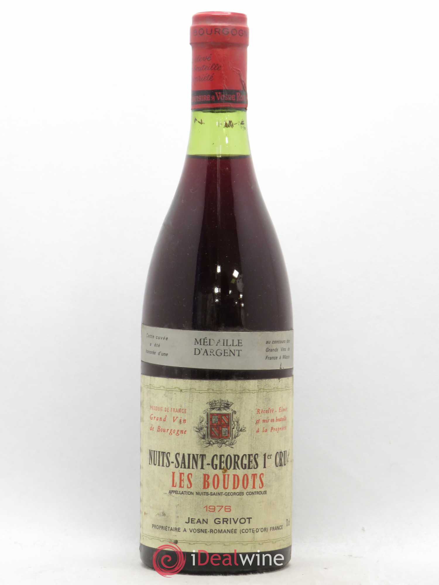 Nuits-Saint-Georges 1er Cru Aux Boudots Jean Grivot 1976 - Lot de 1 bouteille - 0