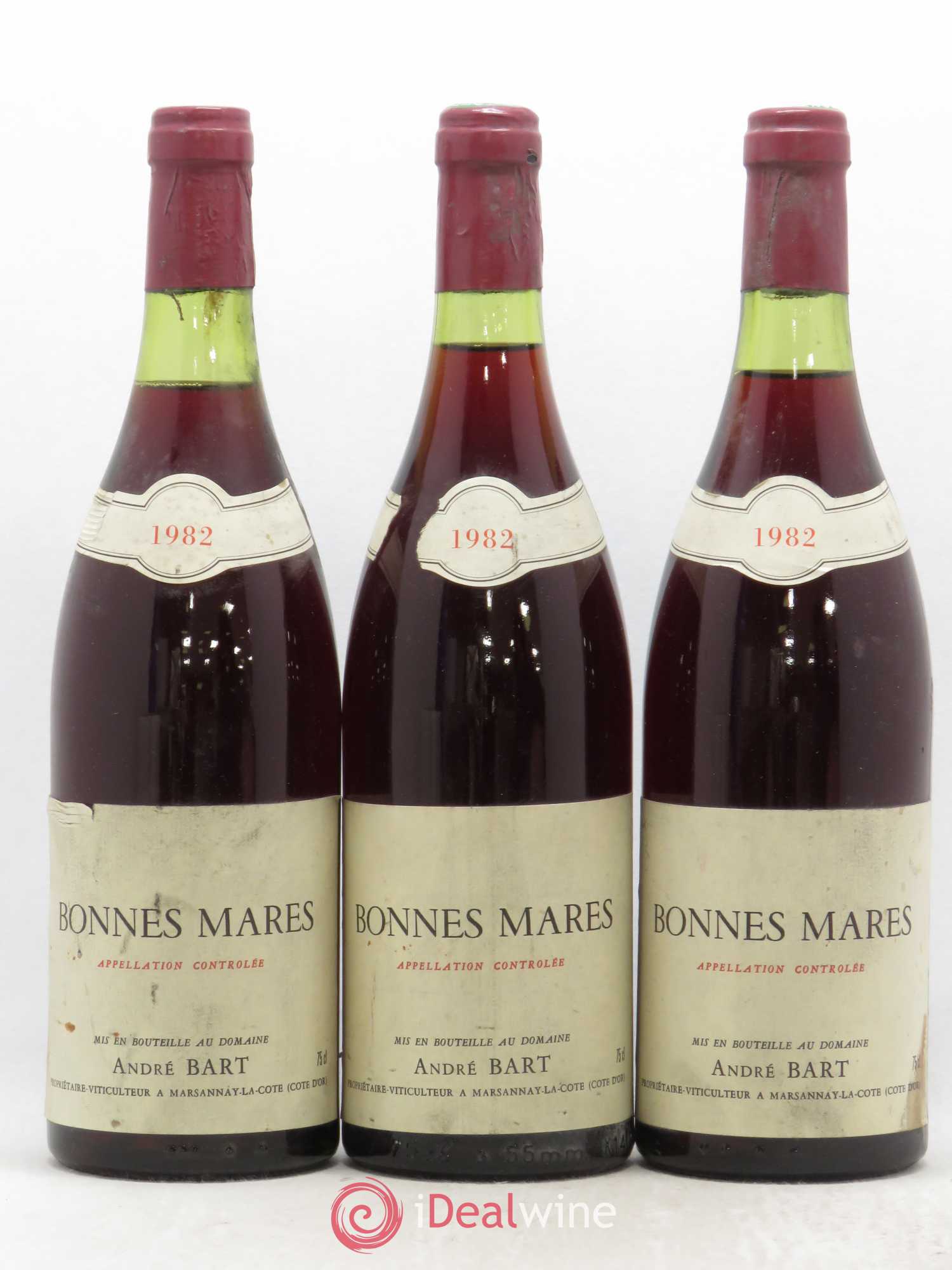 Bonnes-Mares Grand Cru Bart (Domaine) 1982 - Lot de 3 bouteilles - 0