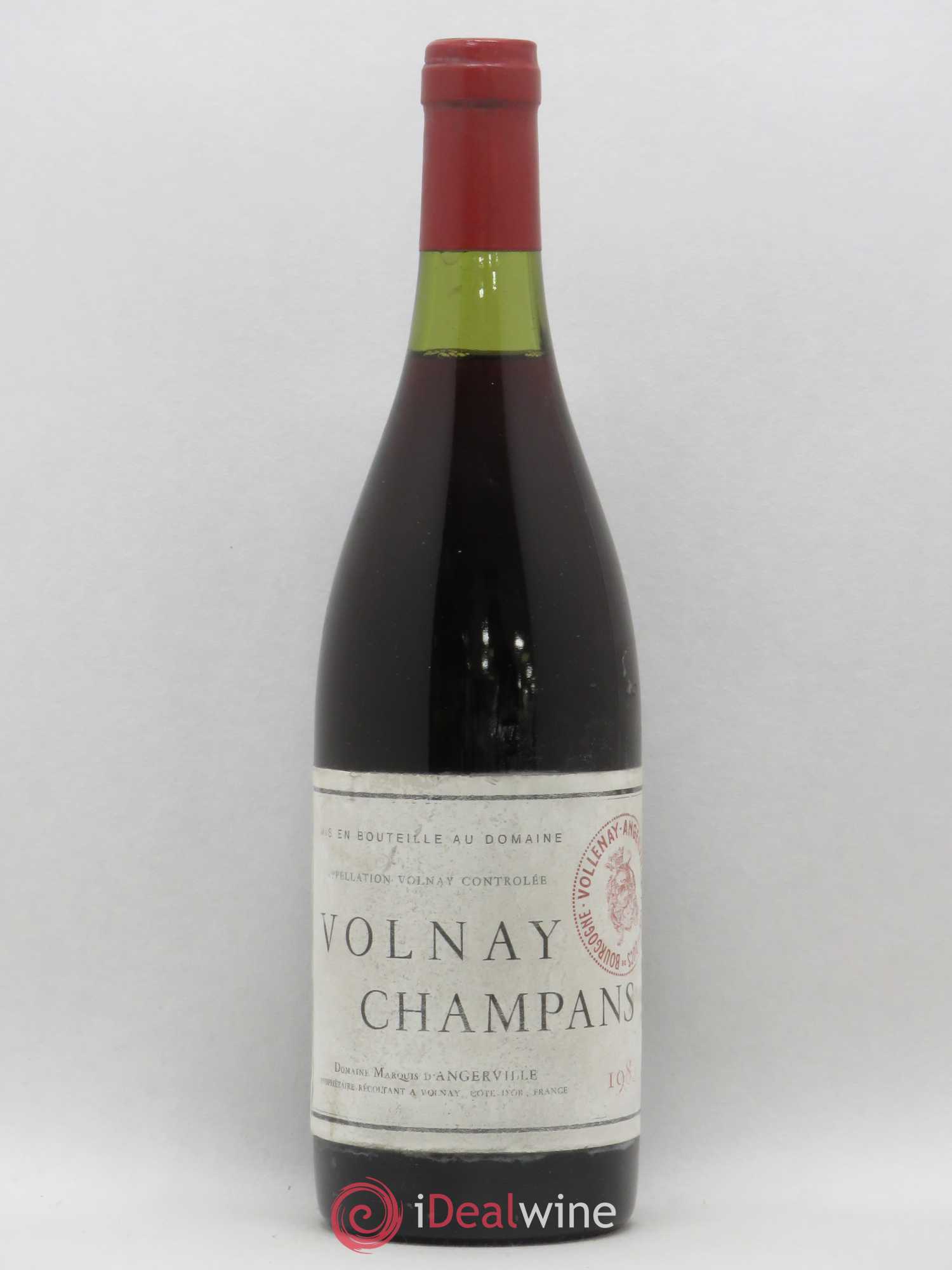 Volnay 1er Cru Champans Marquis d'Angerville (Domaine) 1984 - Lot de 1 bouteille - 0