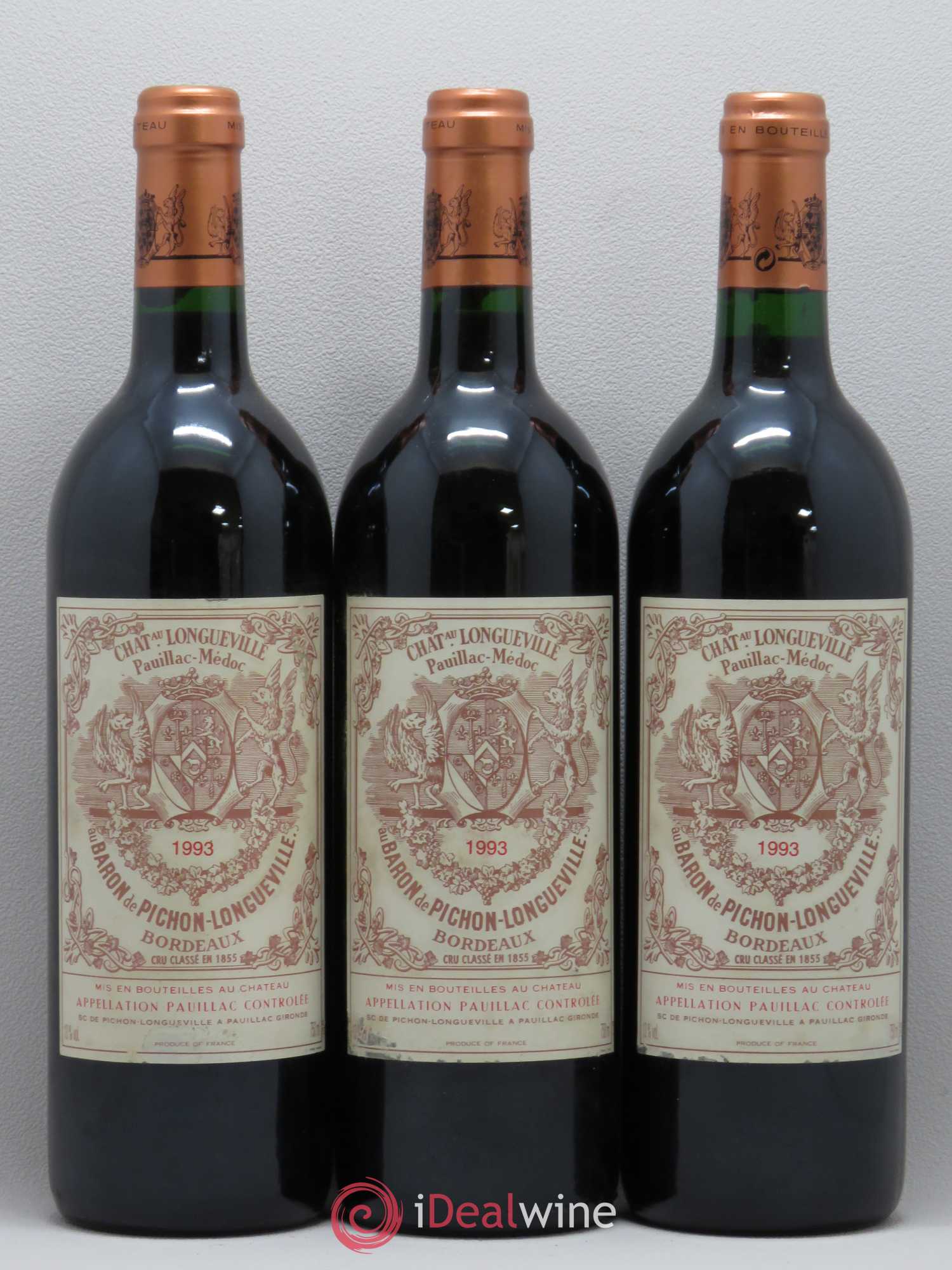 Pichon Longueville Baron 2ème Grand Cru Classé 1993 - Lot de 12 bouteilles - 3
