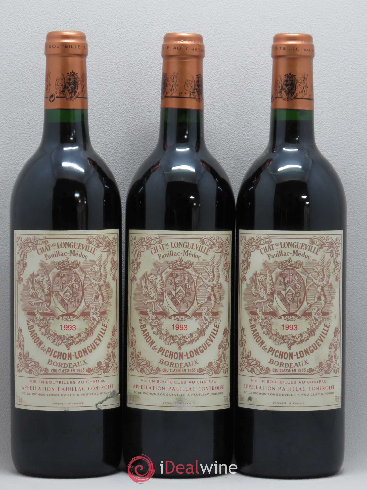 Pichon Longueville Baron 2ème Grand Cru Classé 1993 - Lot de 12 bouteilles - 4