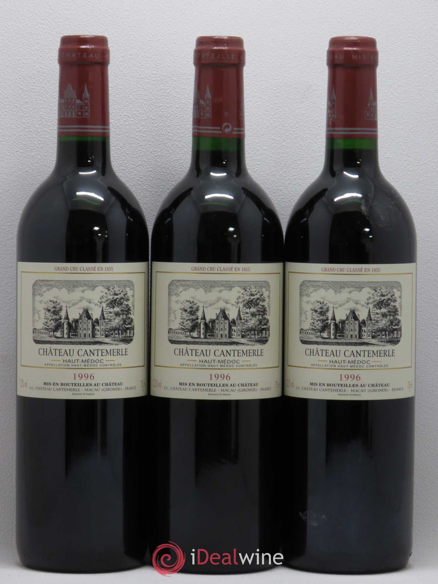Château Cantemerle 5ème Grand Cru Classé 1996 - Lot de 12 bouteilles - 3