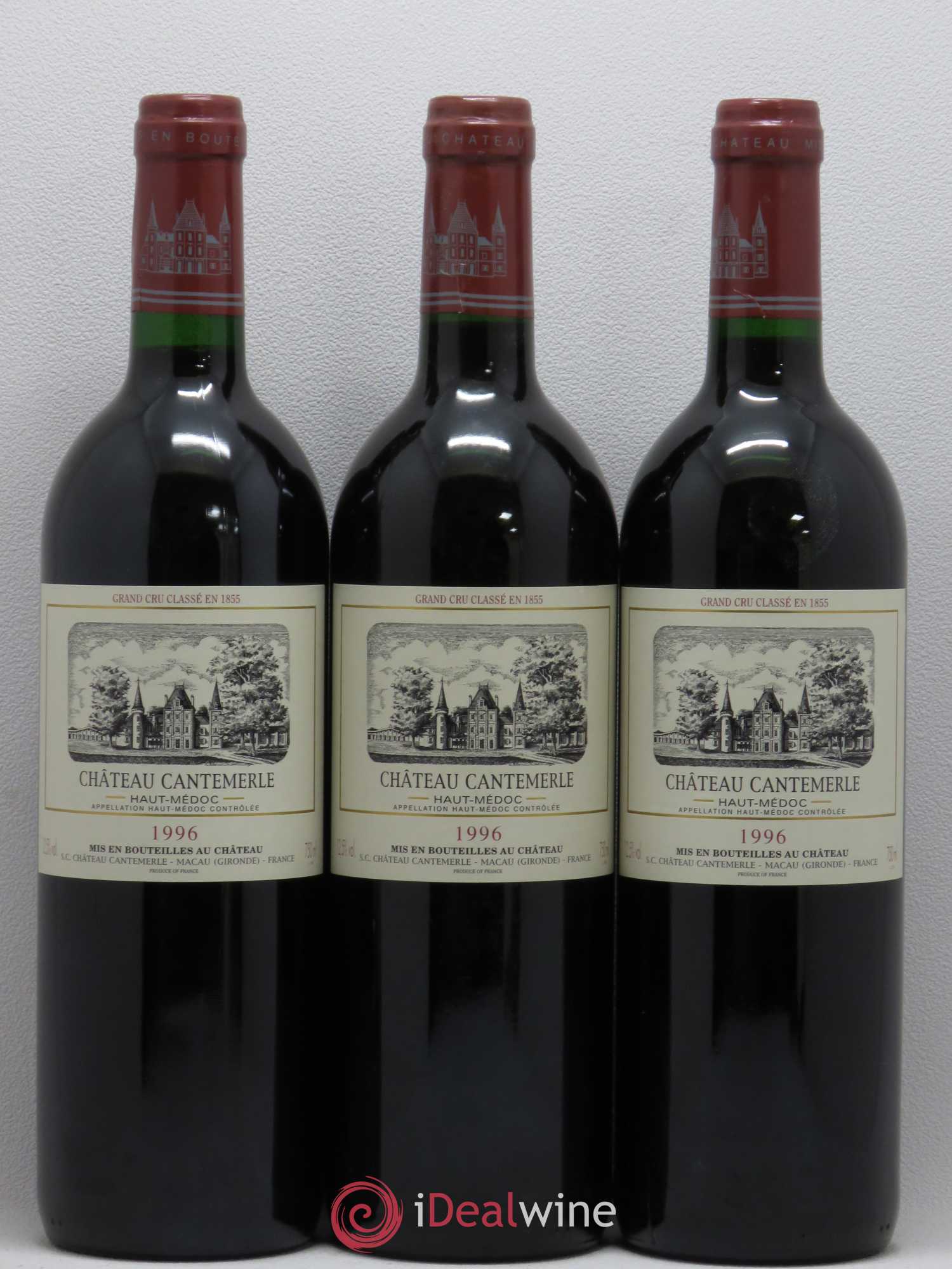 Château Cantemerle 5ème Grand Cru Classé 1996 - Lot de 12 bouteilles - 4
