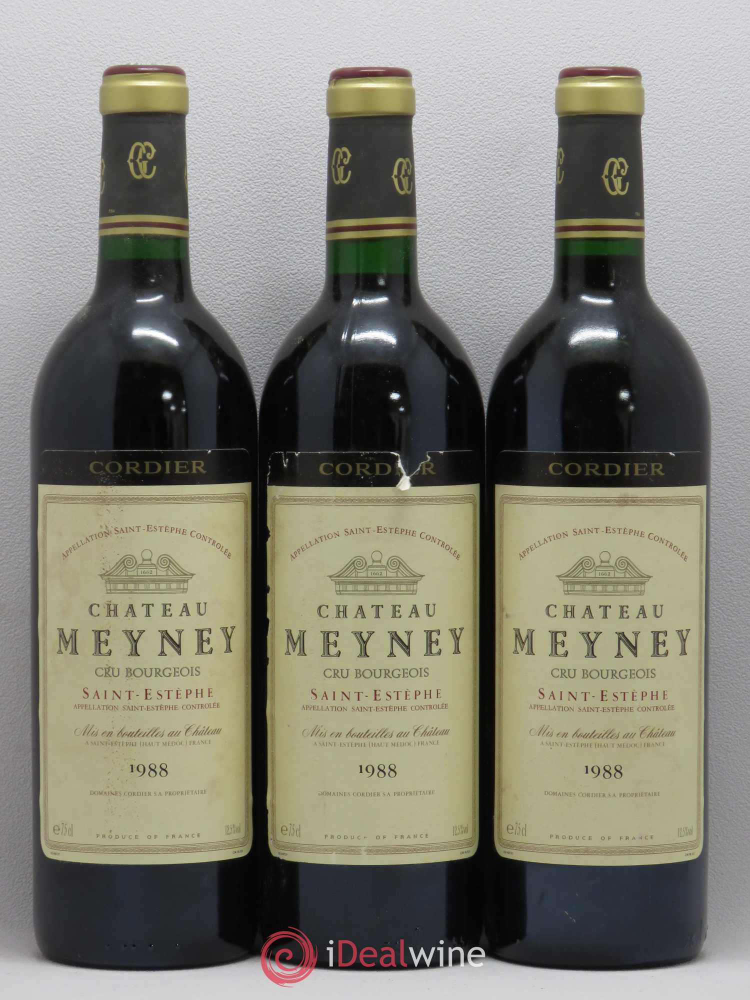 Château Meyney 1988 - Lot de 12 bouteilles - 1