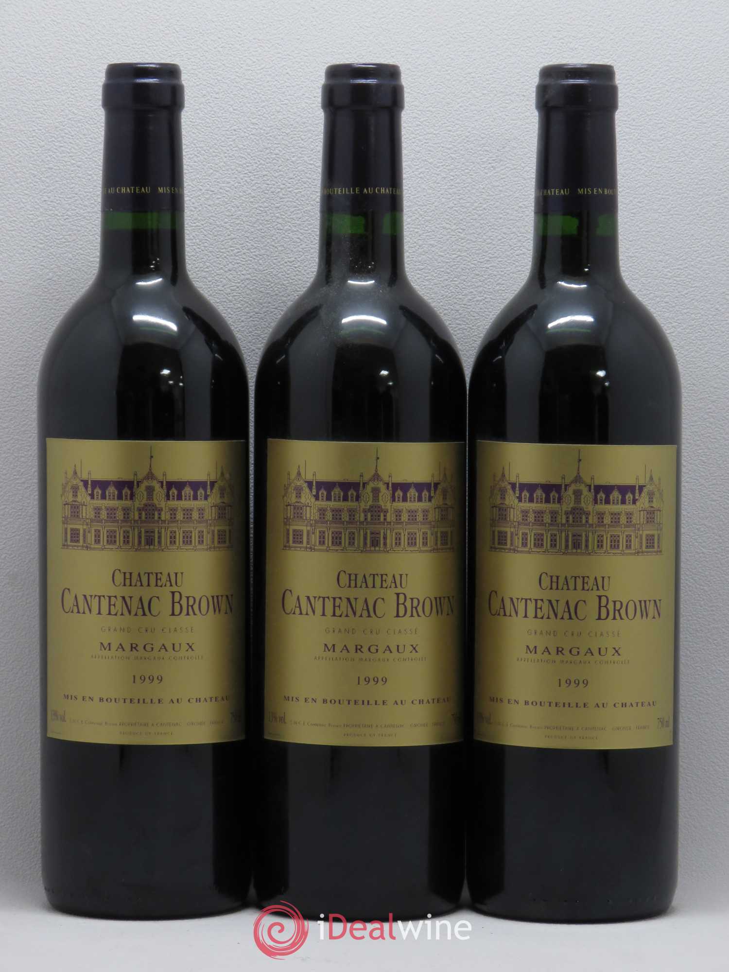 Château Cantenac Brown 3ème Grand Cru Classé 1999 - Lot de 12 bouteilles - 1