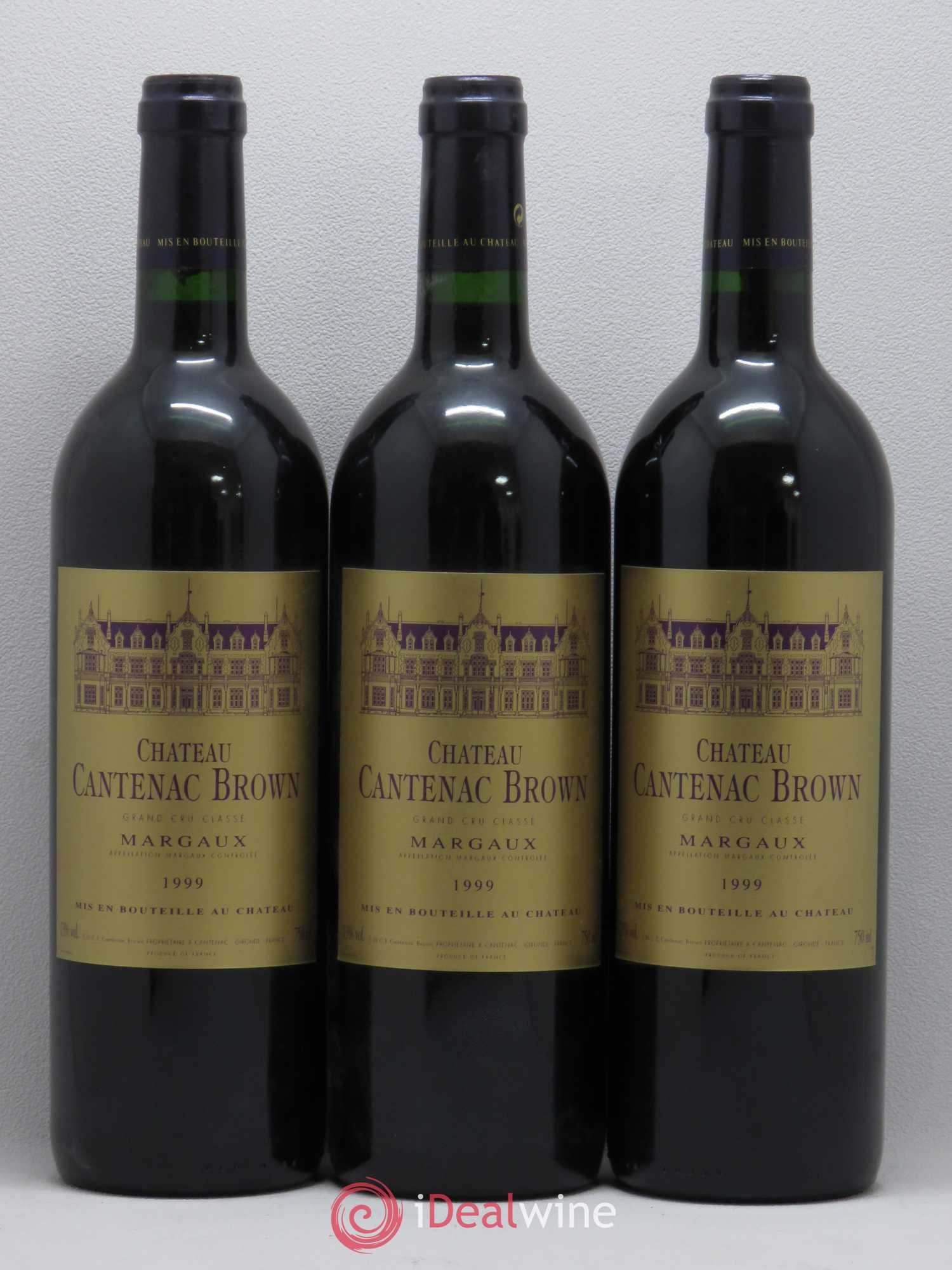 Château Cantenac Brown 3ème Grand Cru Classé 1999 - Lot de 12 bouteilles - 2