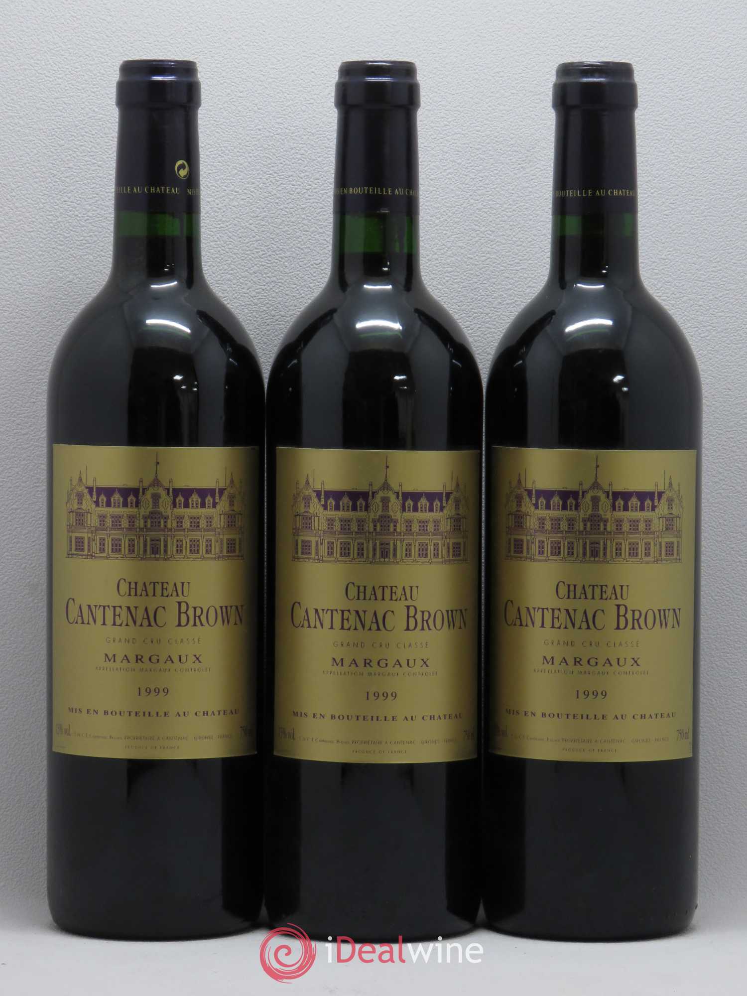 Château Cantenac Brown 3ème Grand Cru Classé 1999 - Lot de 12 bouteilles - 3