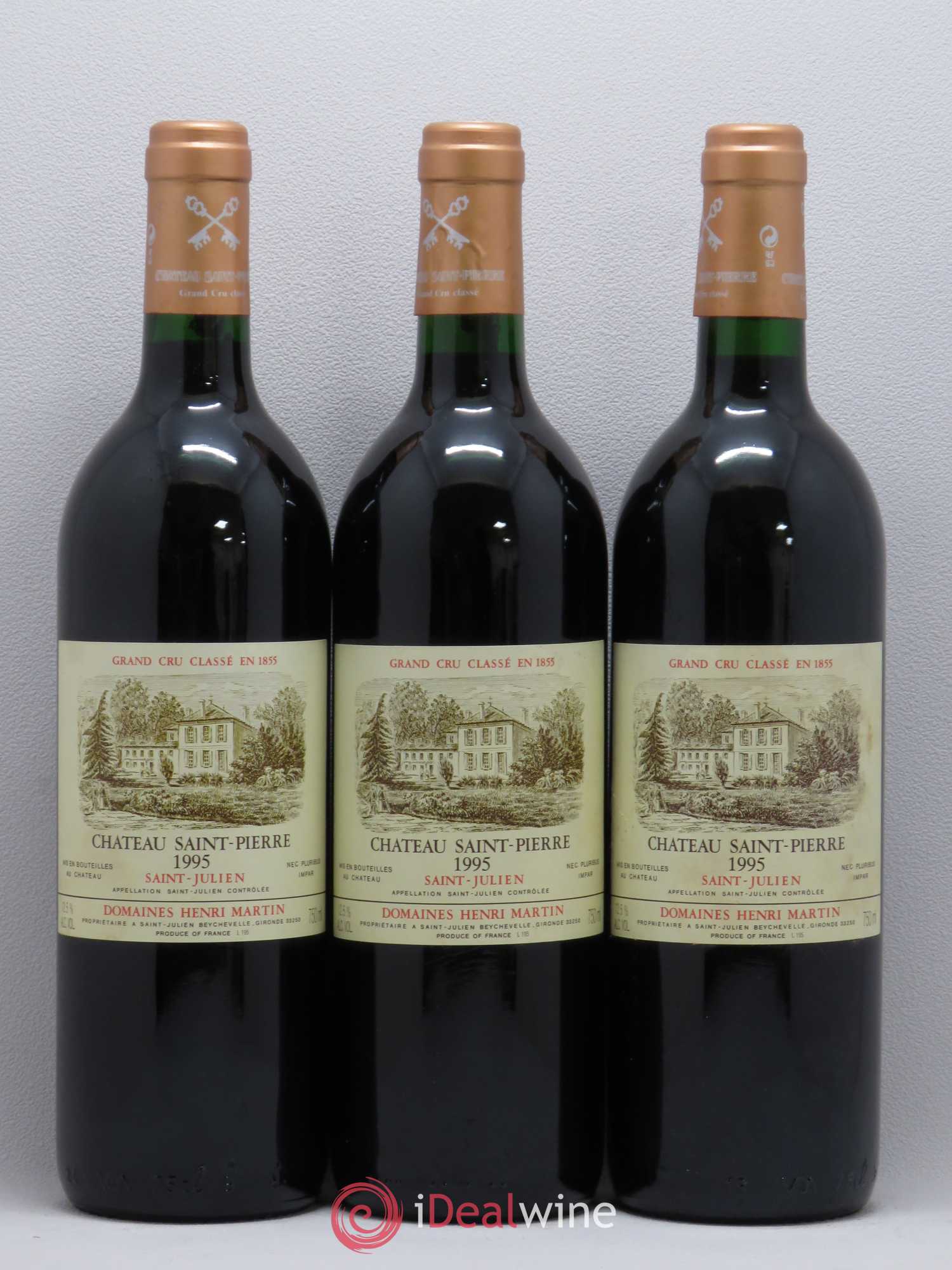 Château Saint-Pierre 4ème Grand Cru Classé 1995 - Lot de 12 bouteilles - 3