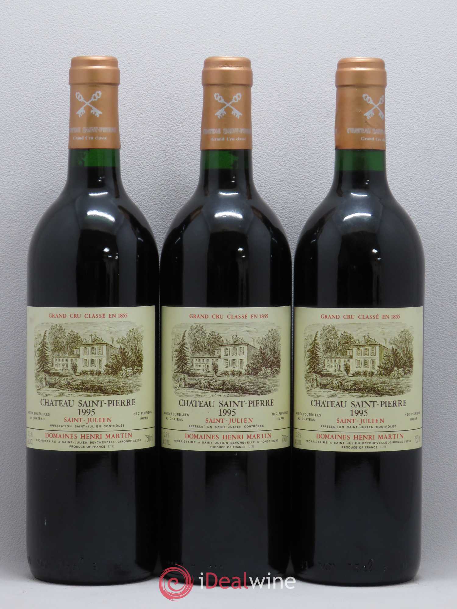 Château Saint-Pierre 4ème Grand Cru Classé 1995 - Lot de 12 bouteilles - 4
