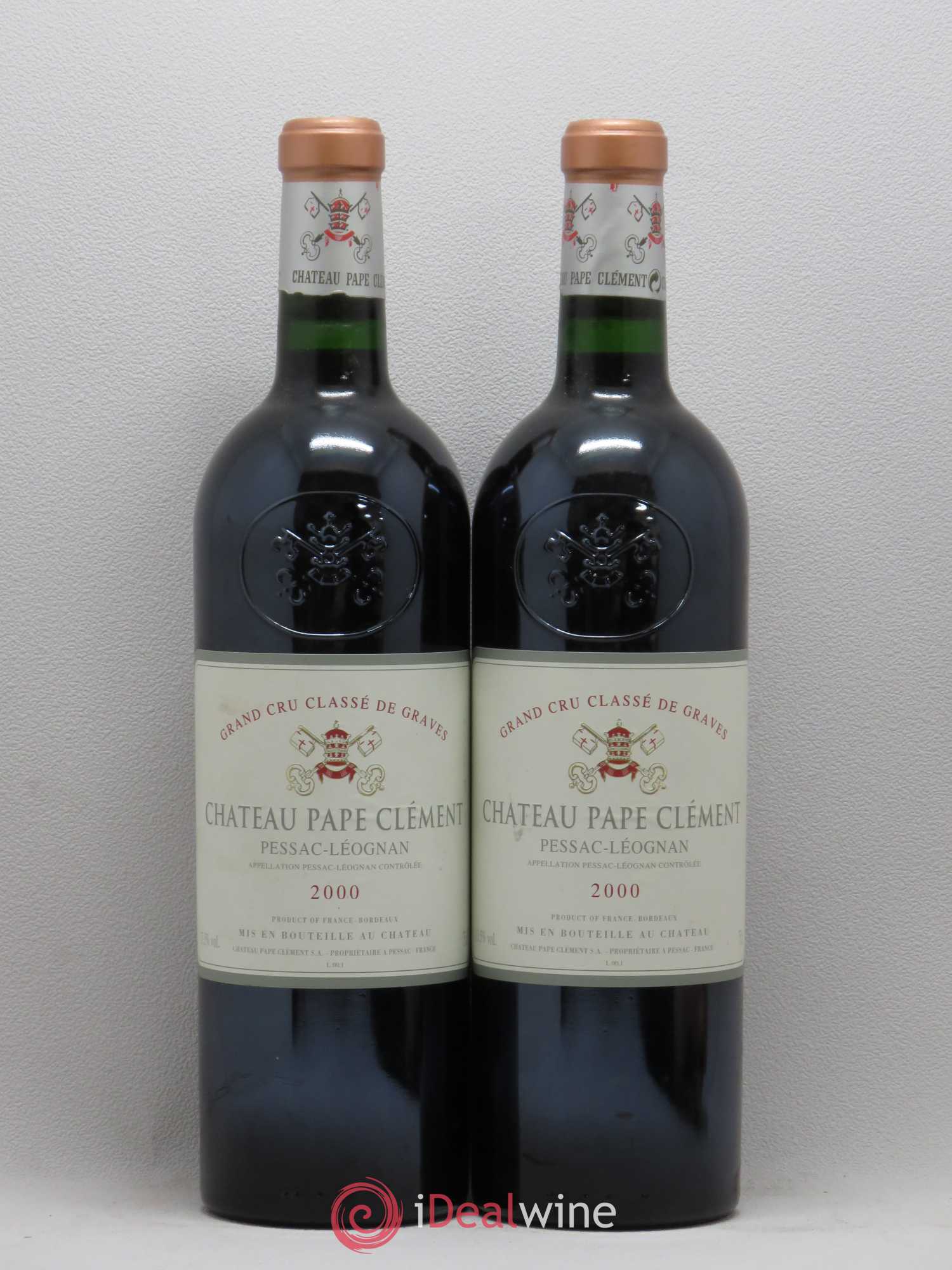 Château Pape Clément Cru Classé de Graves 2000 - Lot de 2 bouteilles - 0