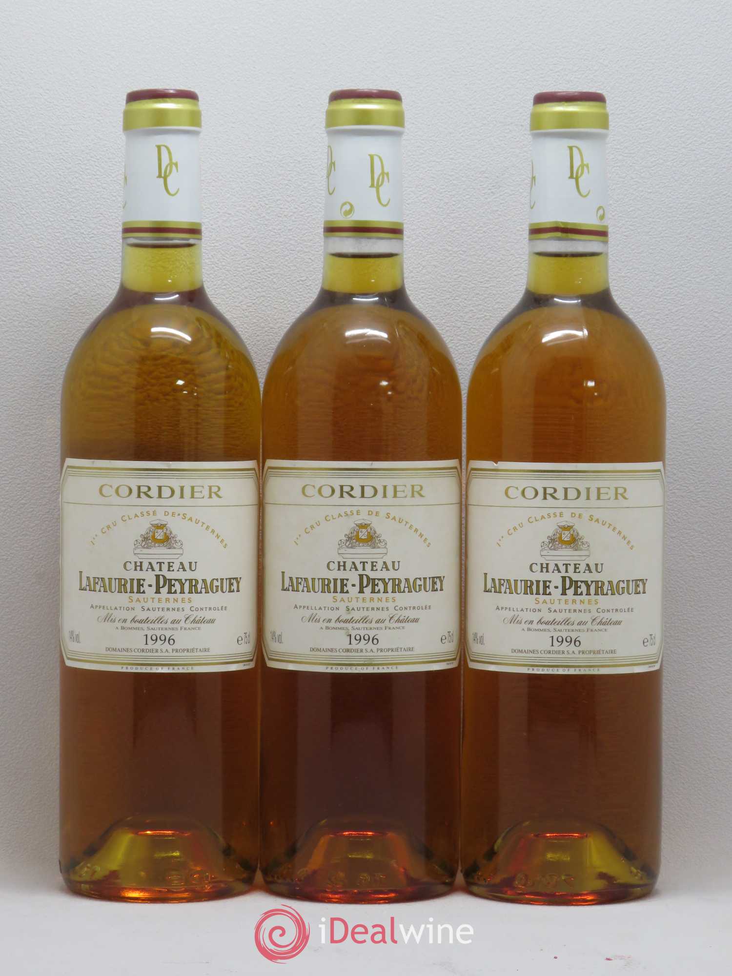 Château Lafaurie-Peyraguey 1er Grand Cru Classé 1996 - Posten von 12 Flaschen - 2