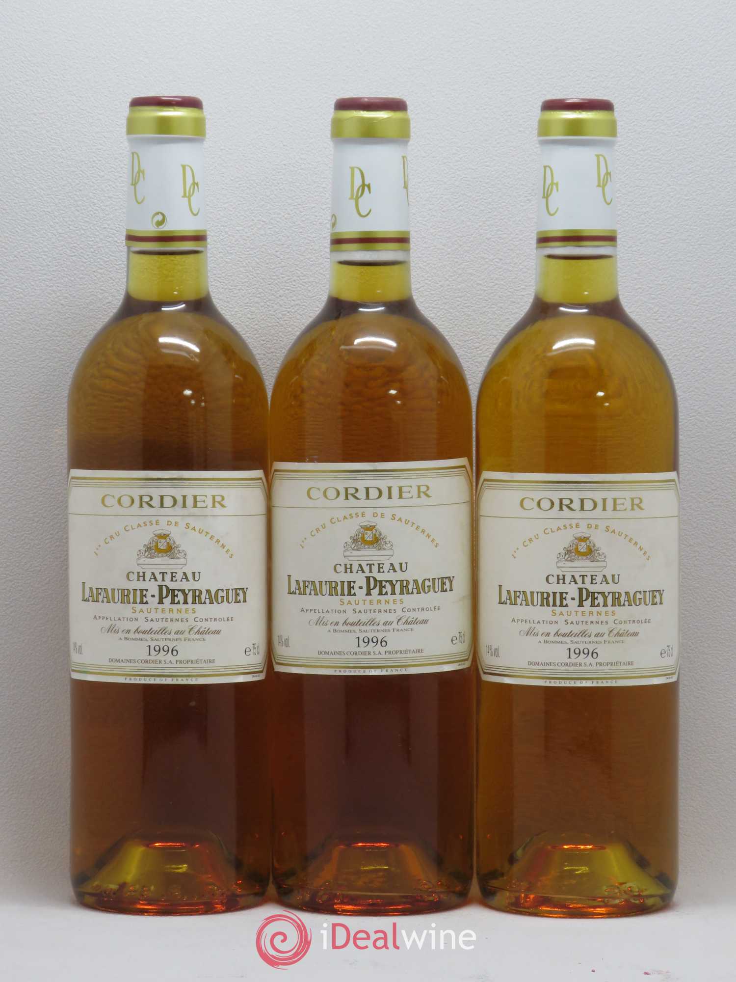 Château Lafaurie-Peyraguey 1er Grand Cru Classé 1996 - Posten von 12 Flaschen - 3