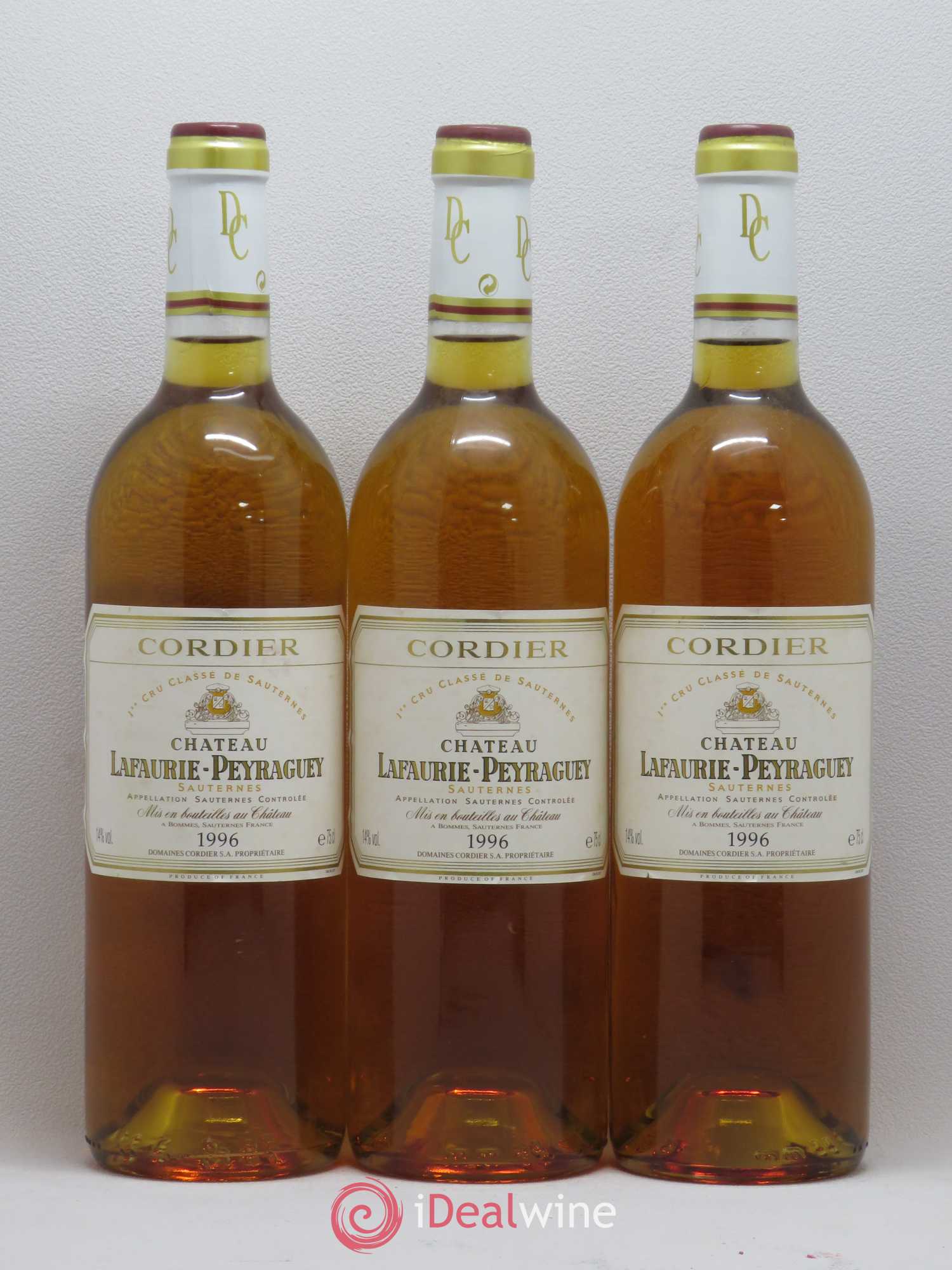 Château Lafaurie-Peyraguey 1er Grand Cru Classé 1996 - Posten von 12 Flaschen - 4