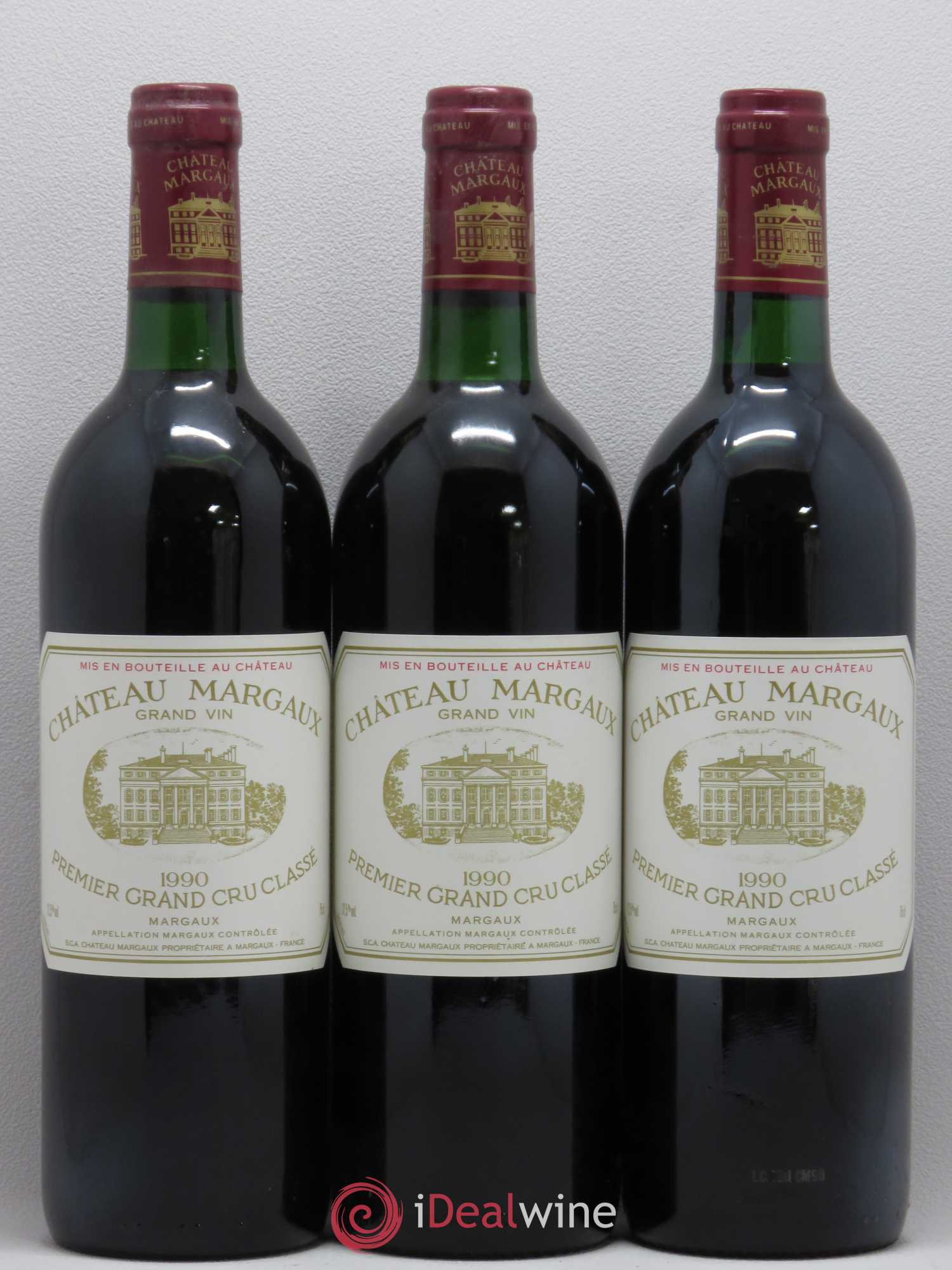 Château Margaux 1er Grand Cru Classé 1990 - Lot de 6 bouteilles - 1